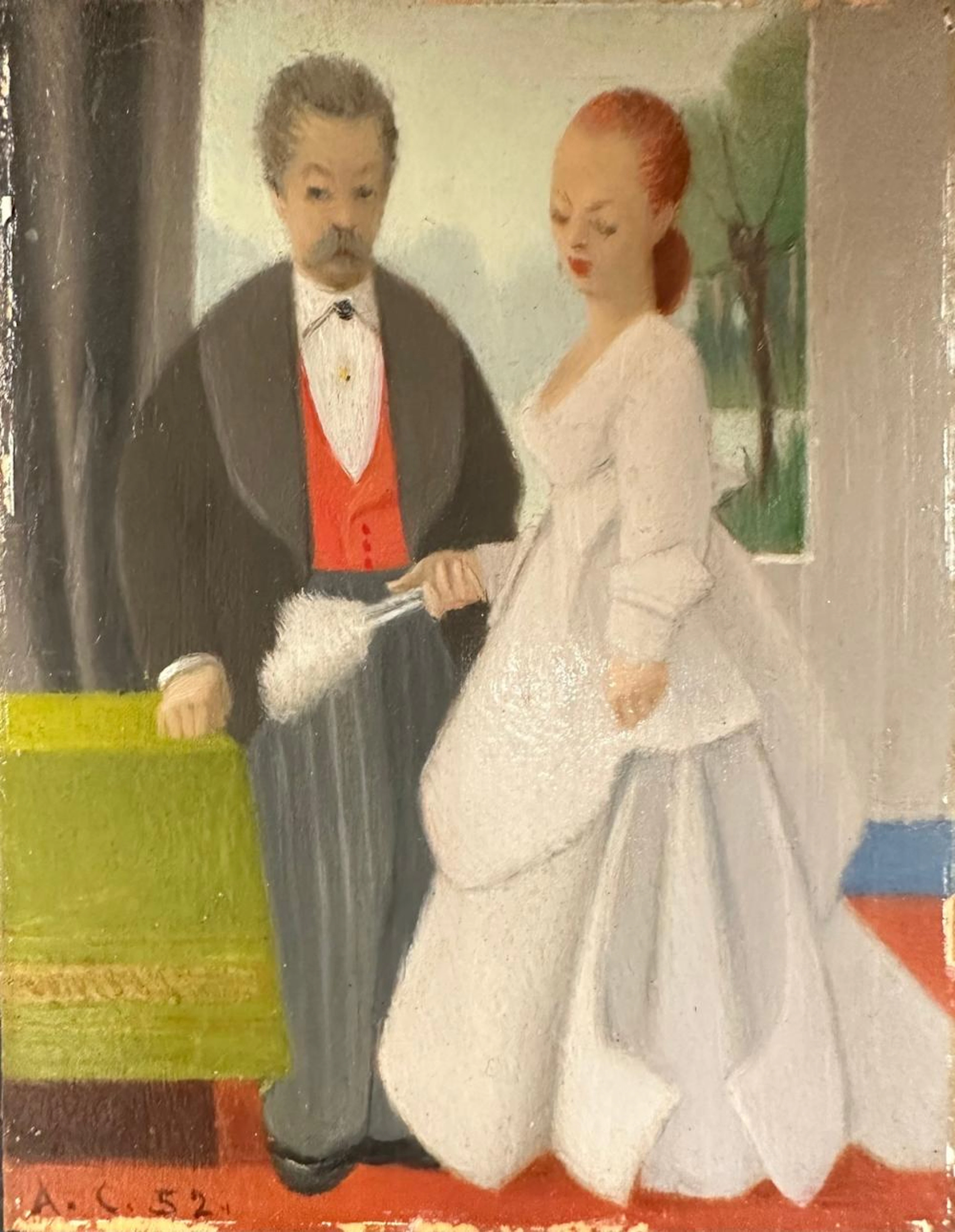 CALDERARA ANTONIO (1903 - 1978) - Gli sposi.