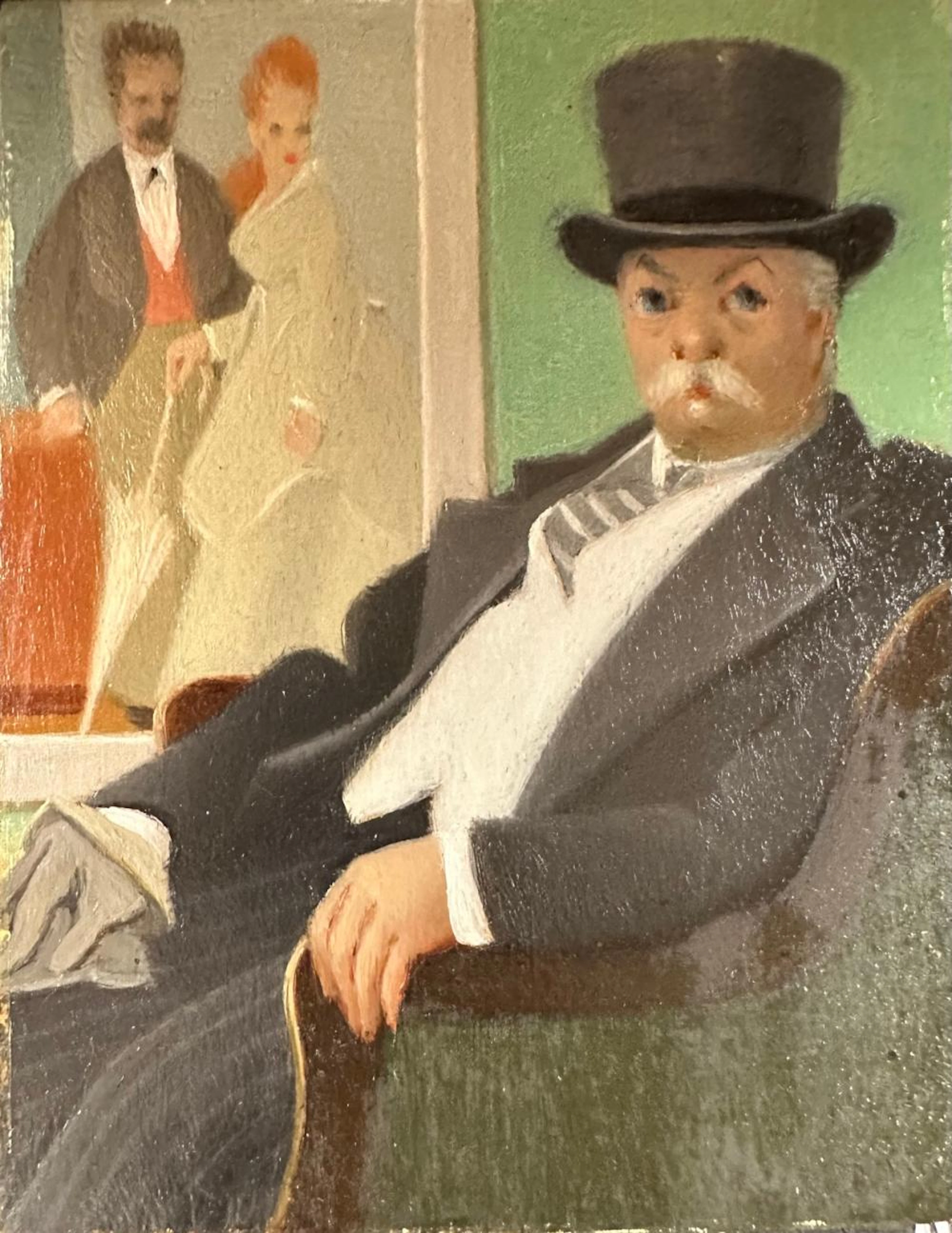 CALDERARA ANTONIO (1903 - 1978) - Ritratto del padre.