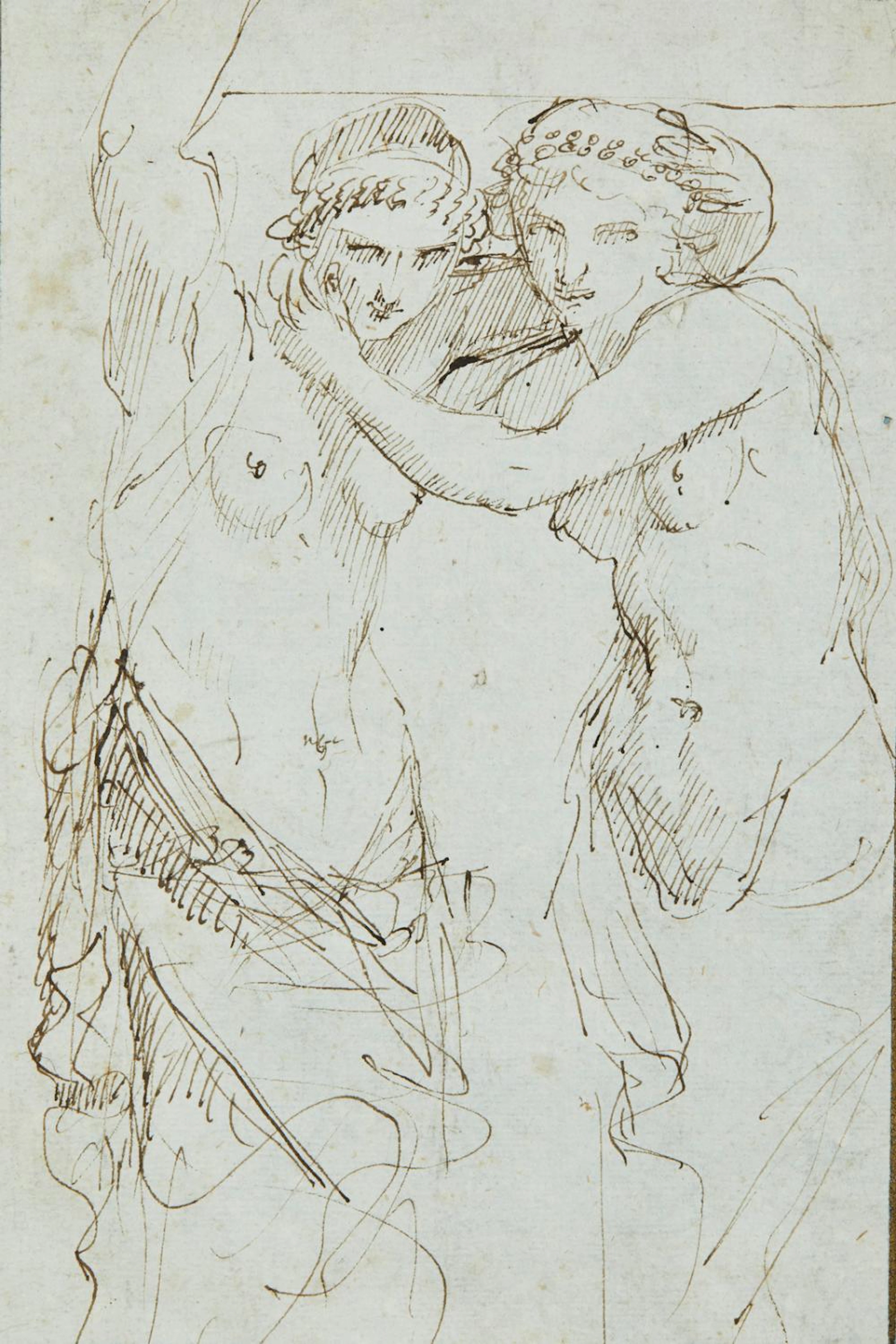 CALLANI GAETANO (1736 - 1809) Two embraced female figures