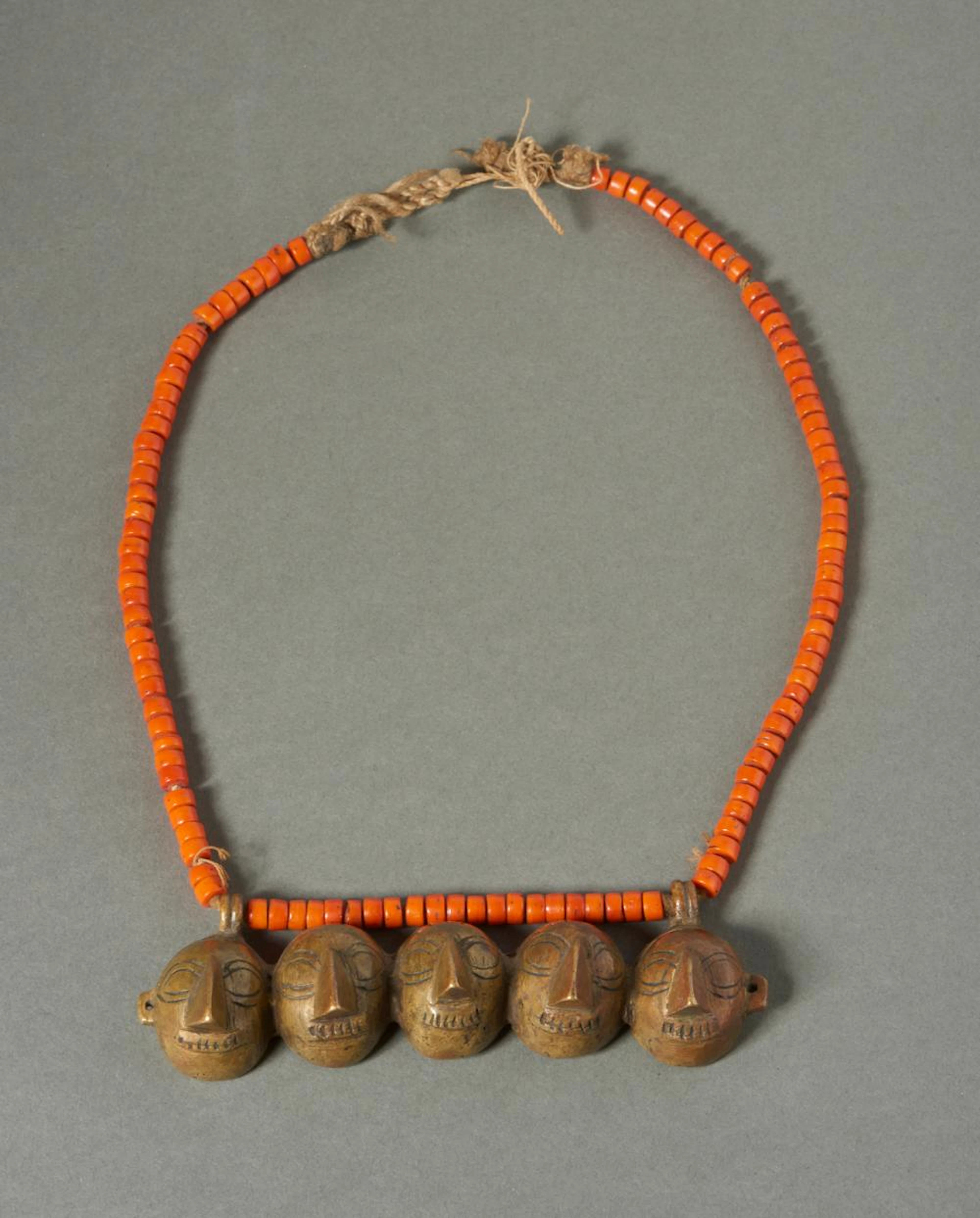 Indian Art India Naga Konyak Headhunter's necklace Glass...