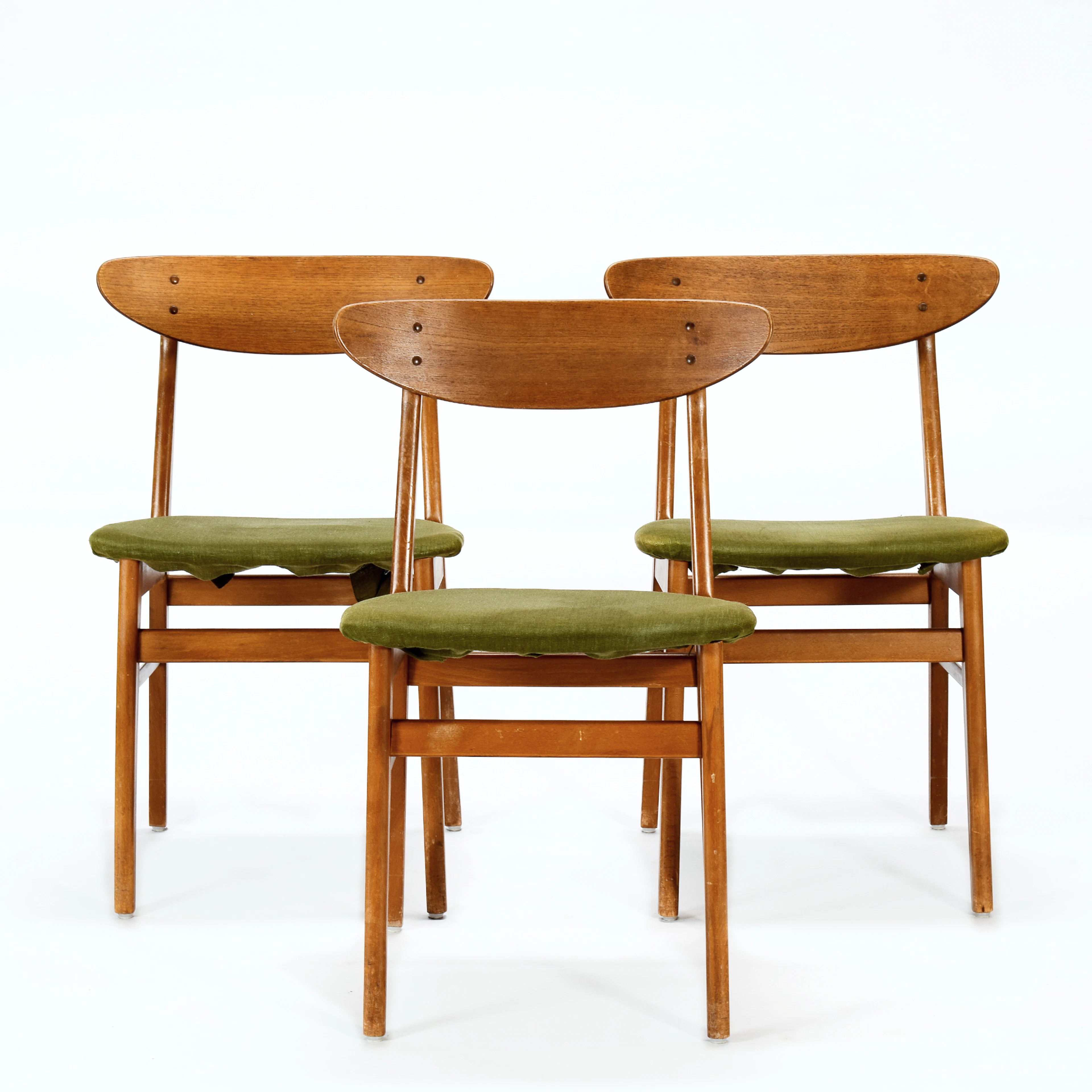 Stolar "Monaco" Farstrup Danmark för IKEA 1960-tal (3 st)