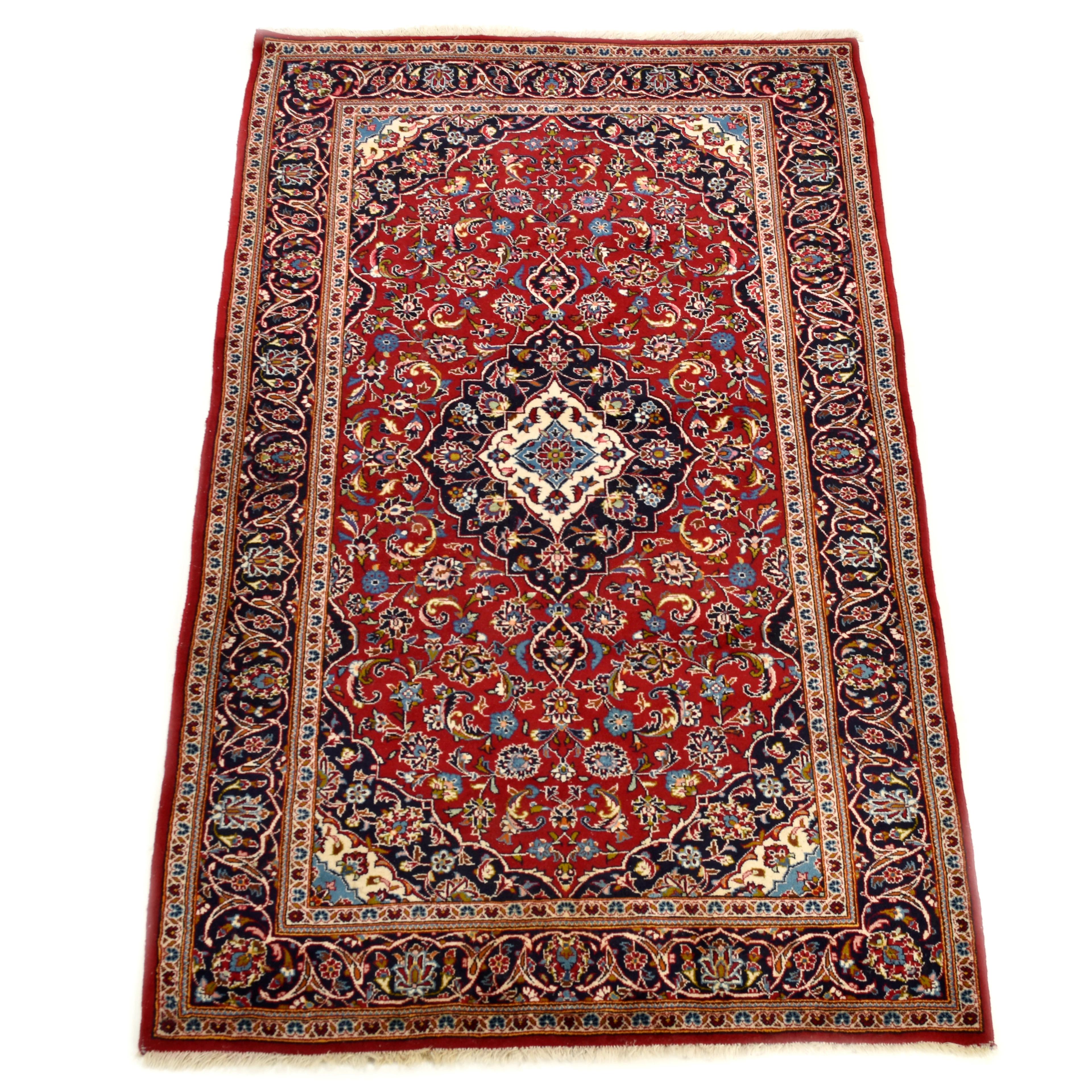 Orientalisk matta Täbris 246X150 Iran 1900-tal
