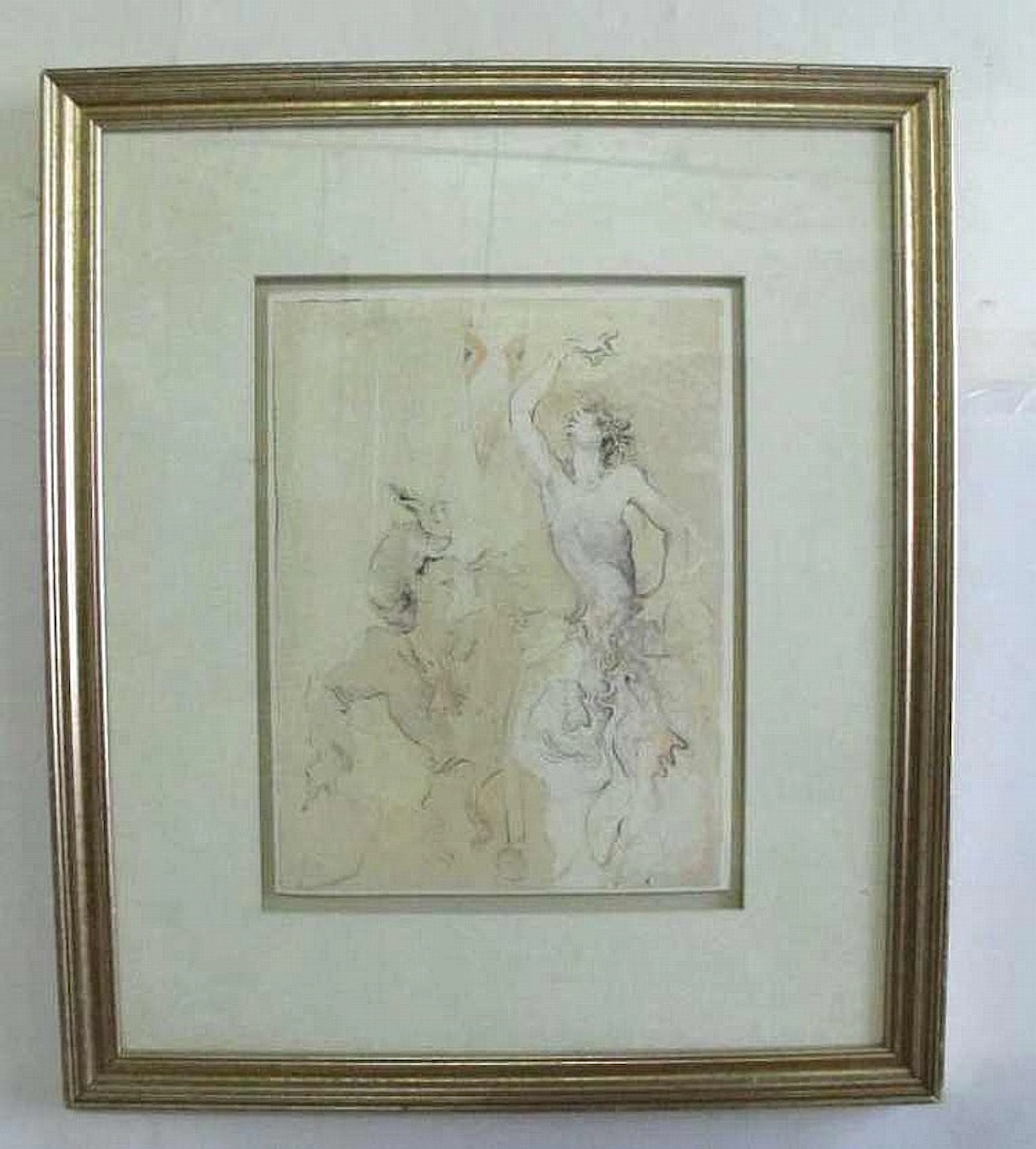 Pencil and Charcoal Figure Drawing