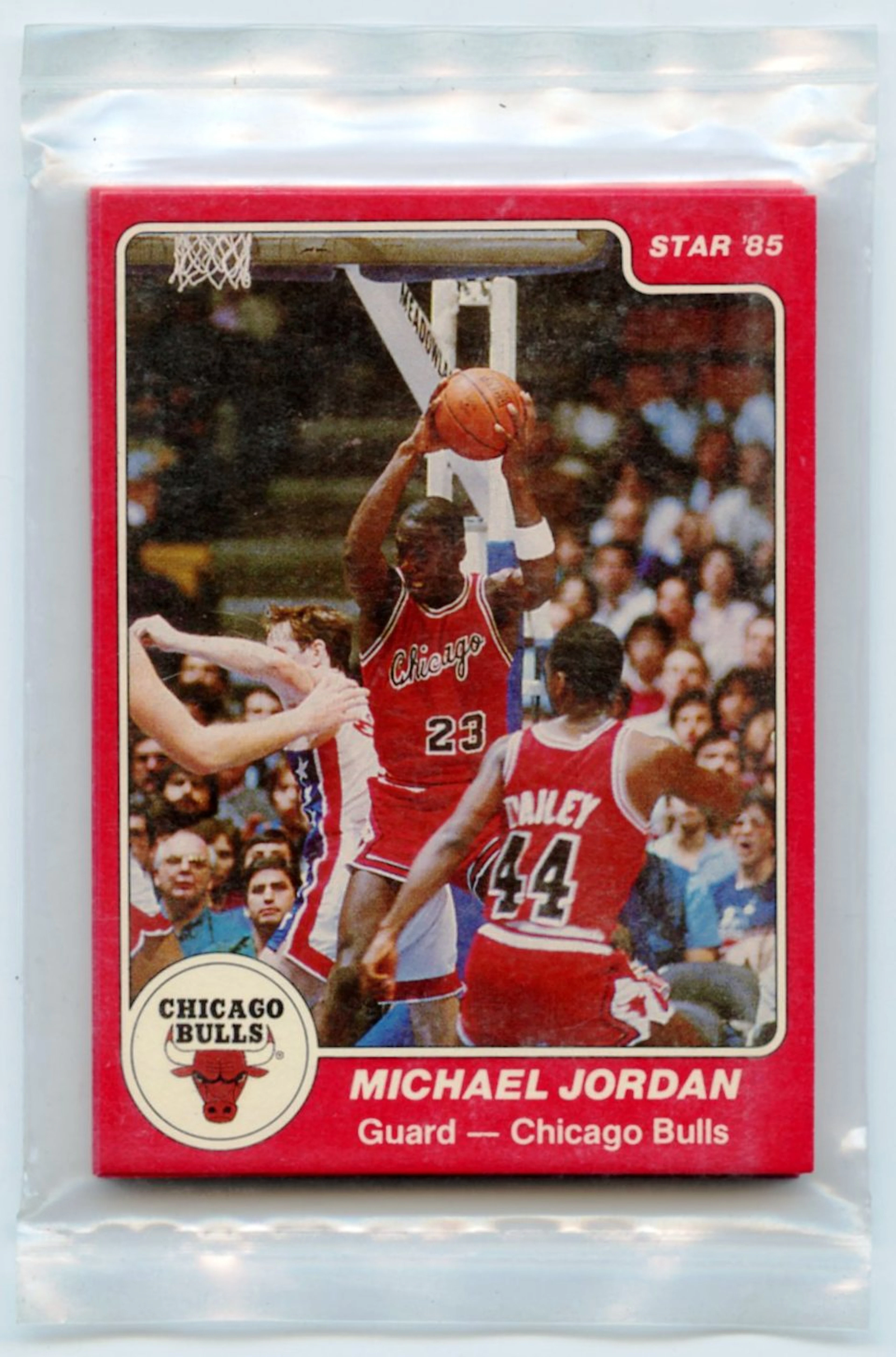 Uncirculated 1984-85 Star Chicago Bulls Bagged Team Set w/ NM-MT+...
