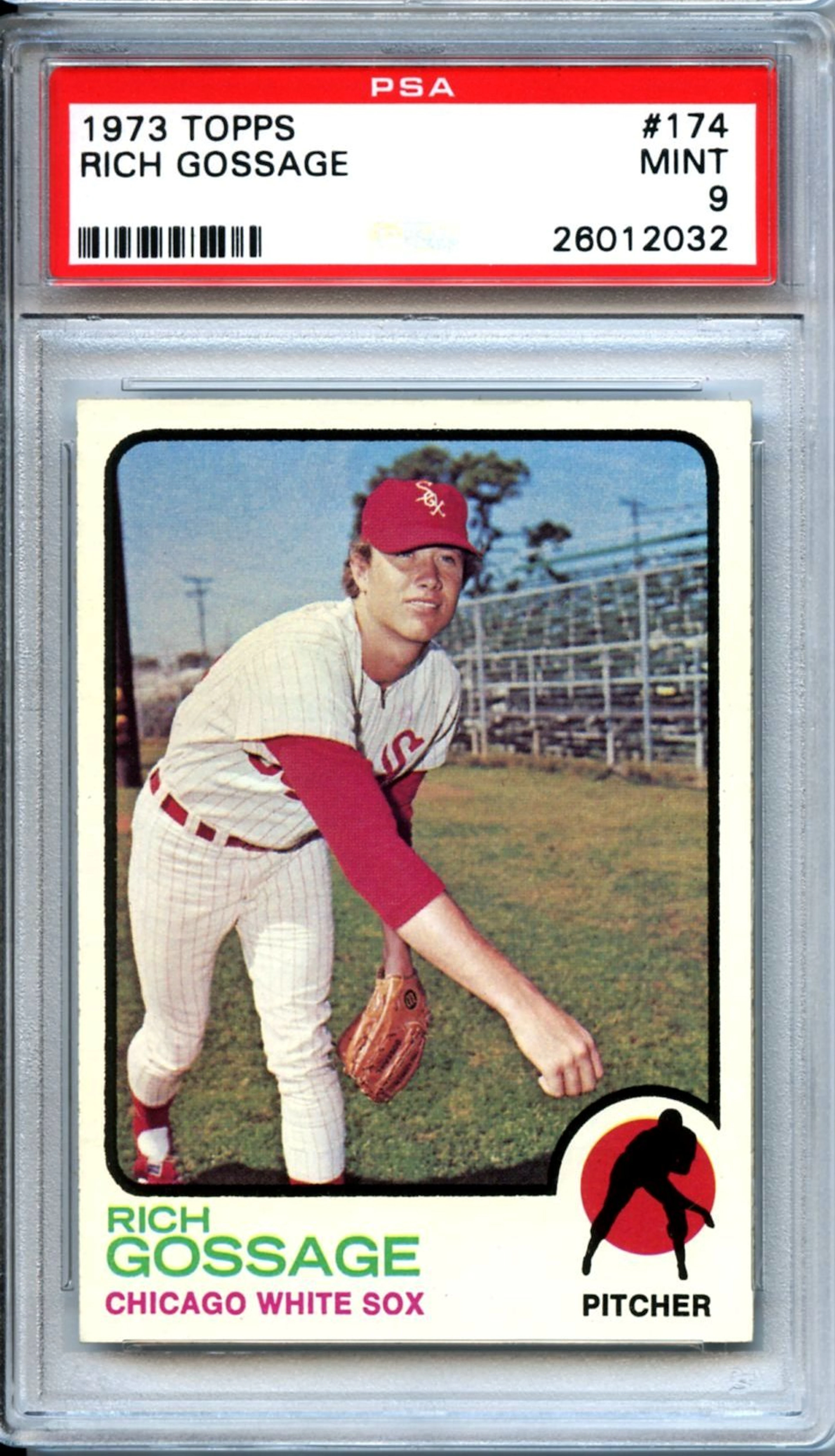 1973 Topps #174 Rich Gossage RC Rookie Card PSA 9 Mint Extremely High-End