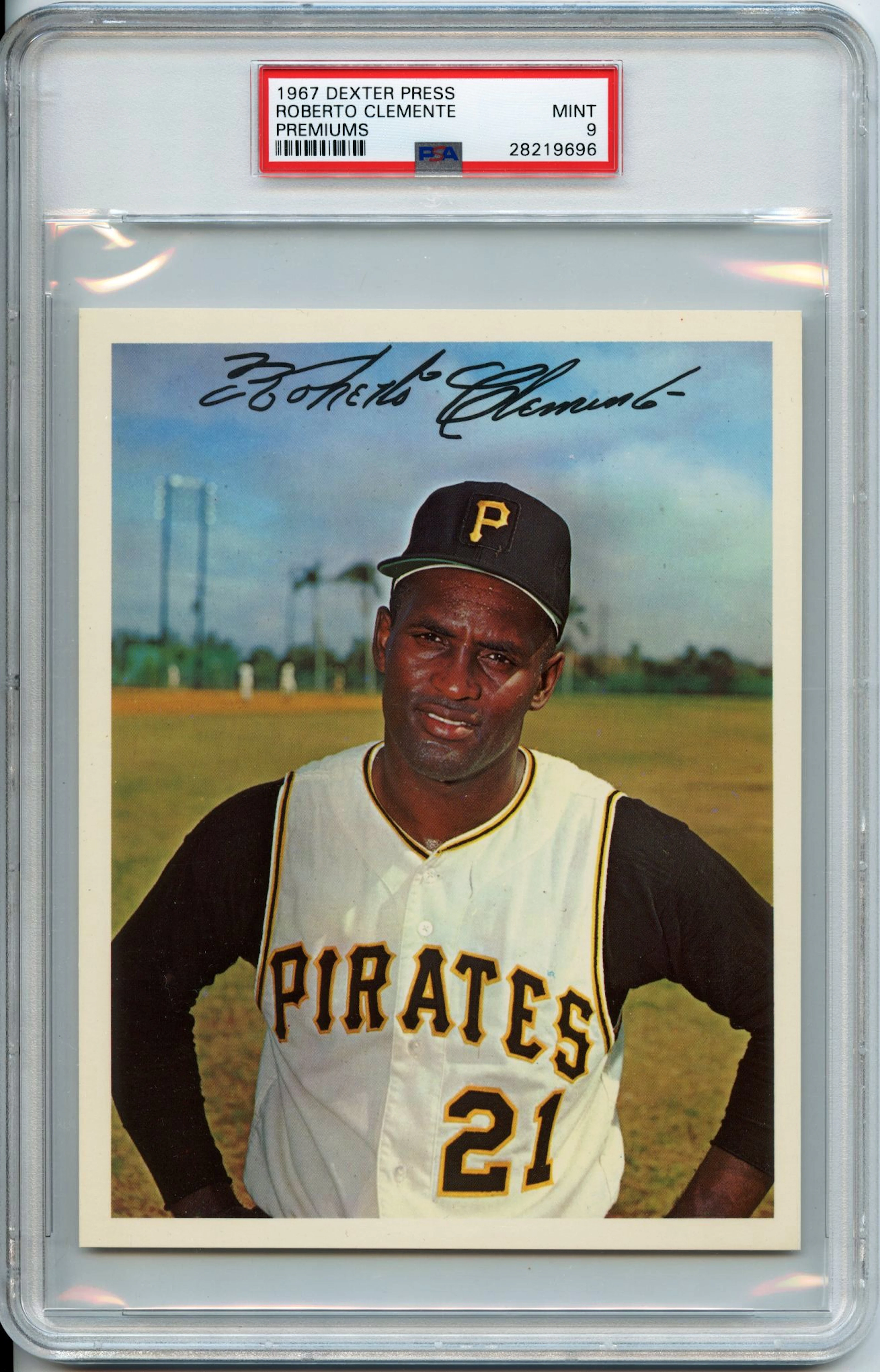 1967 Dexter Press Premiums Roberto Clemente PSA 9 Mint Pop 1...