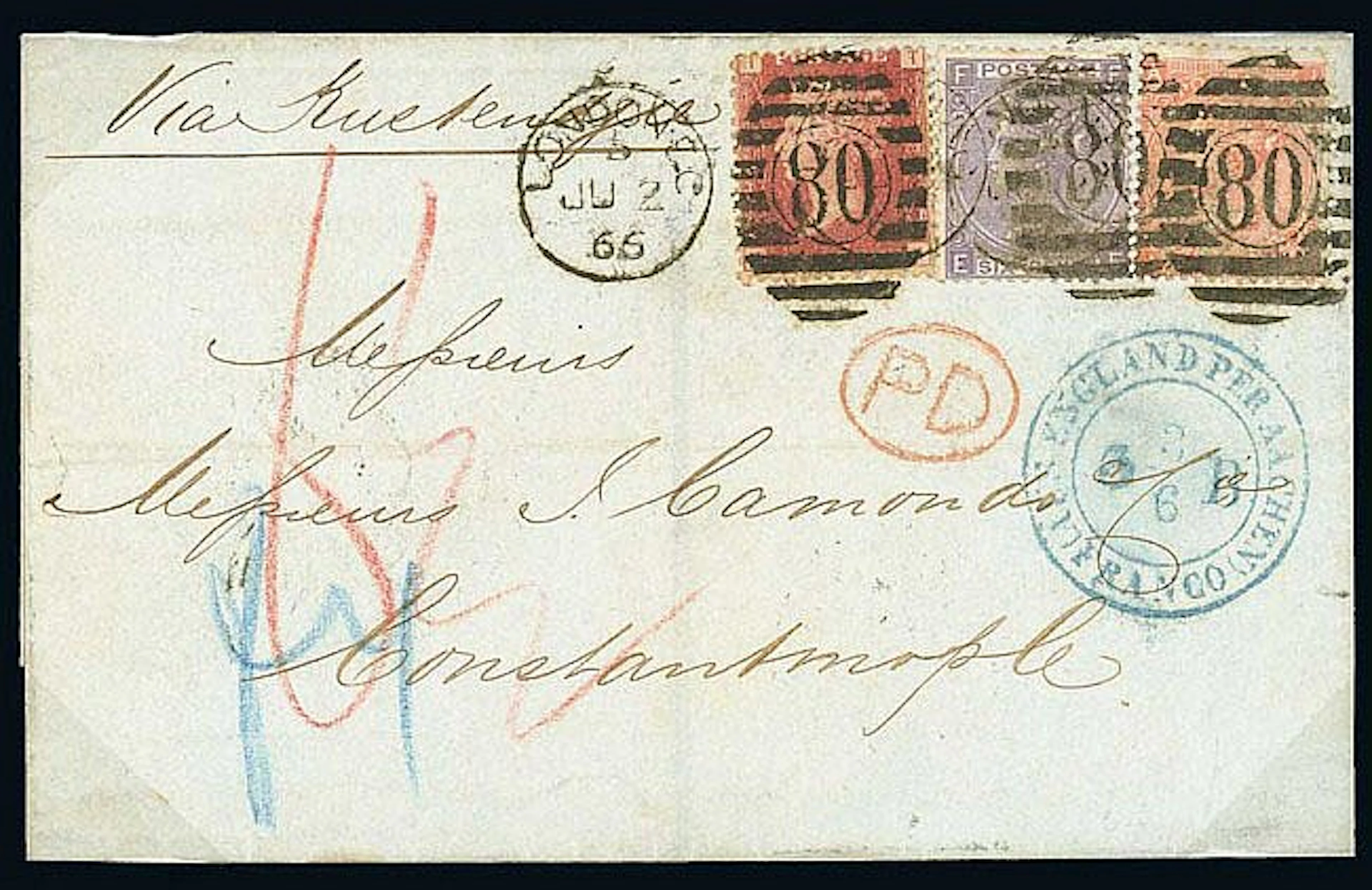 THE 'OTIS' LONDON OVERSEAS DESTINATIONS MAIL