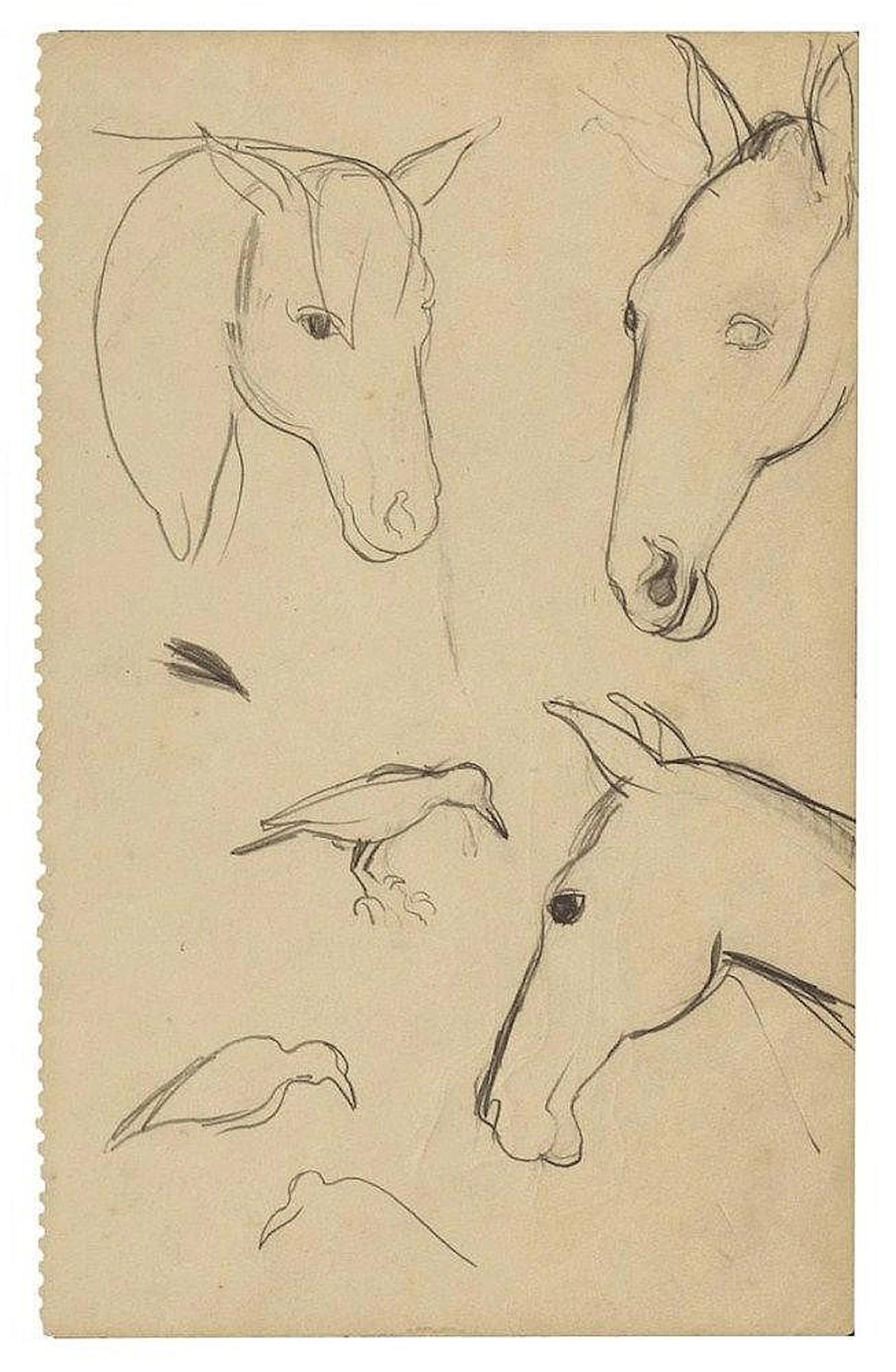AMRITA SHER-GIL, 1913 - 1941 STUDY OF HORSES