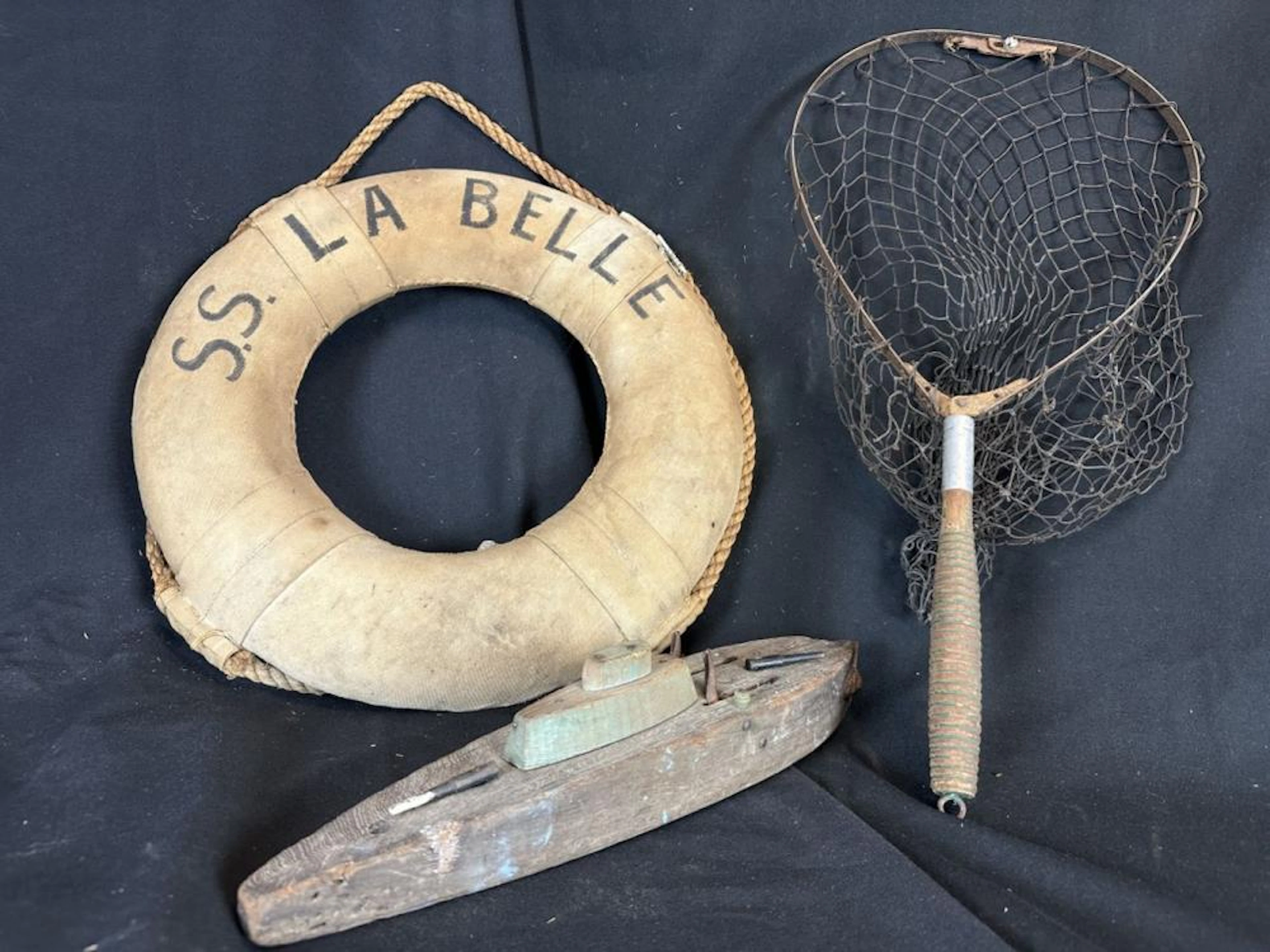3 Antique Nautical Folk Art Treasure