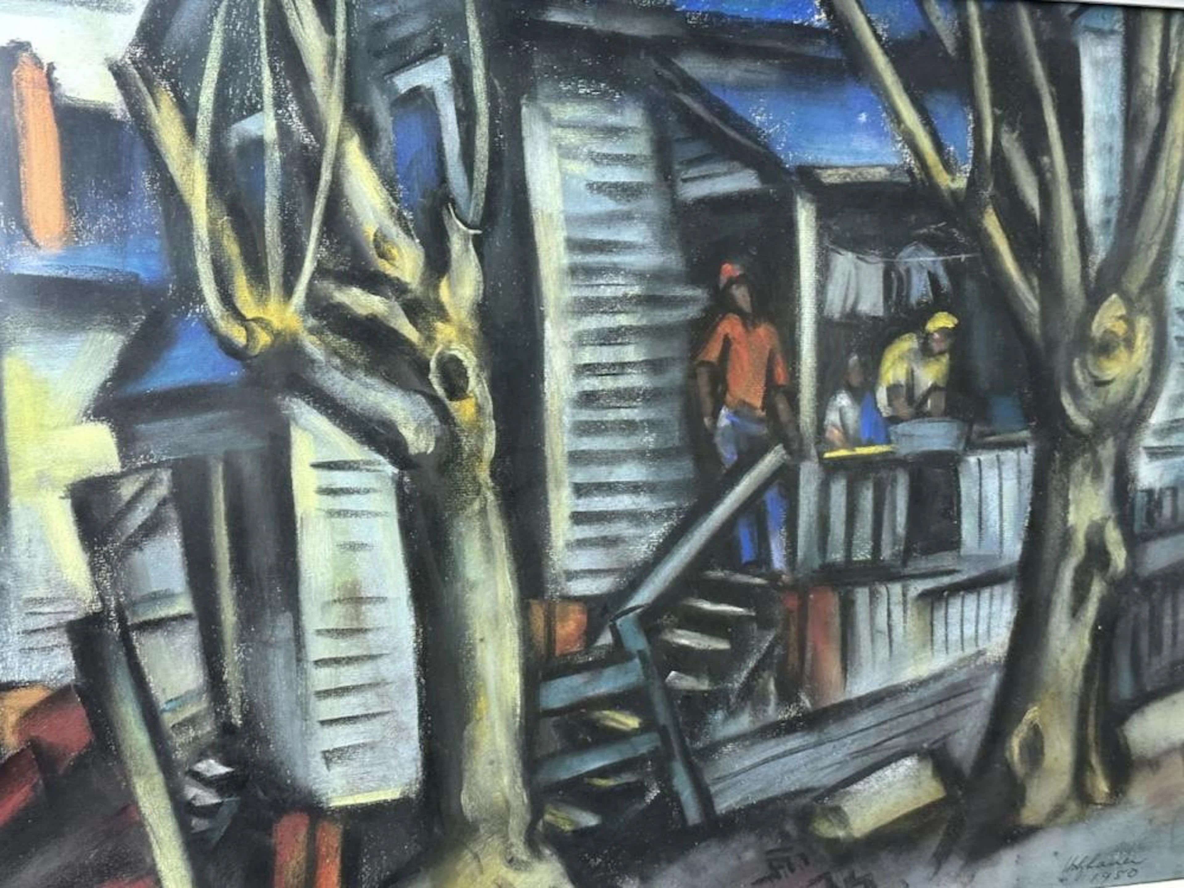 Emil Holzhaur 1950 Original Artwork Signed&Dated