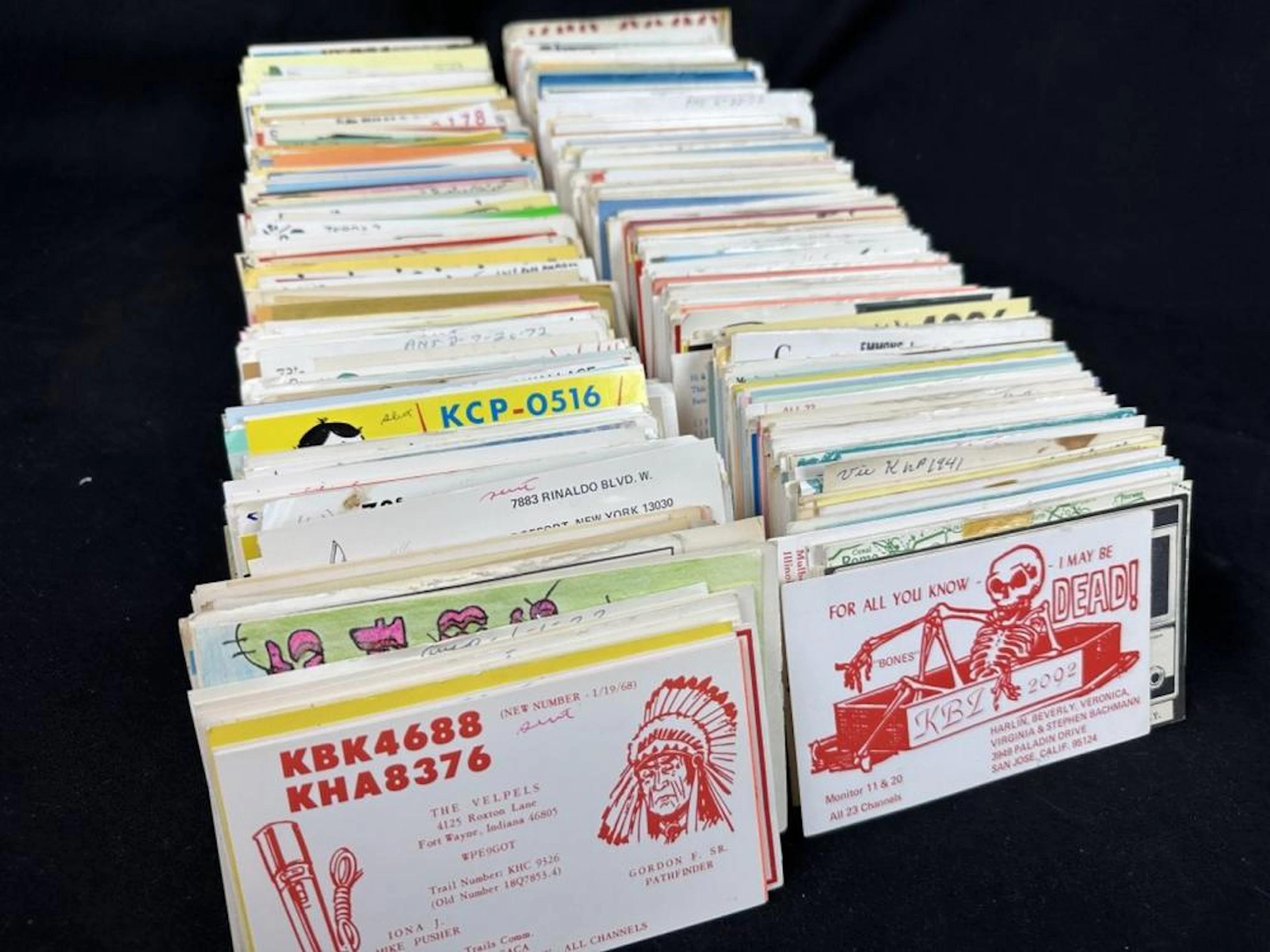 Large Lot of CB Ham Radio Postcards (1 of 2)