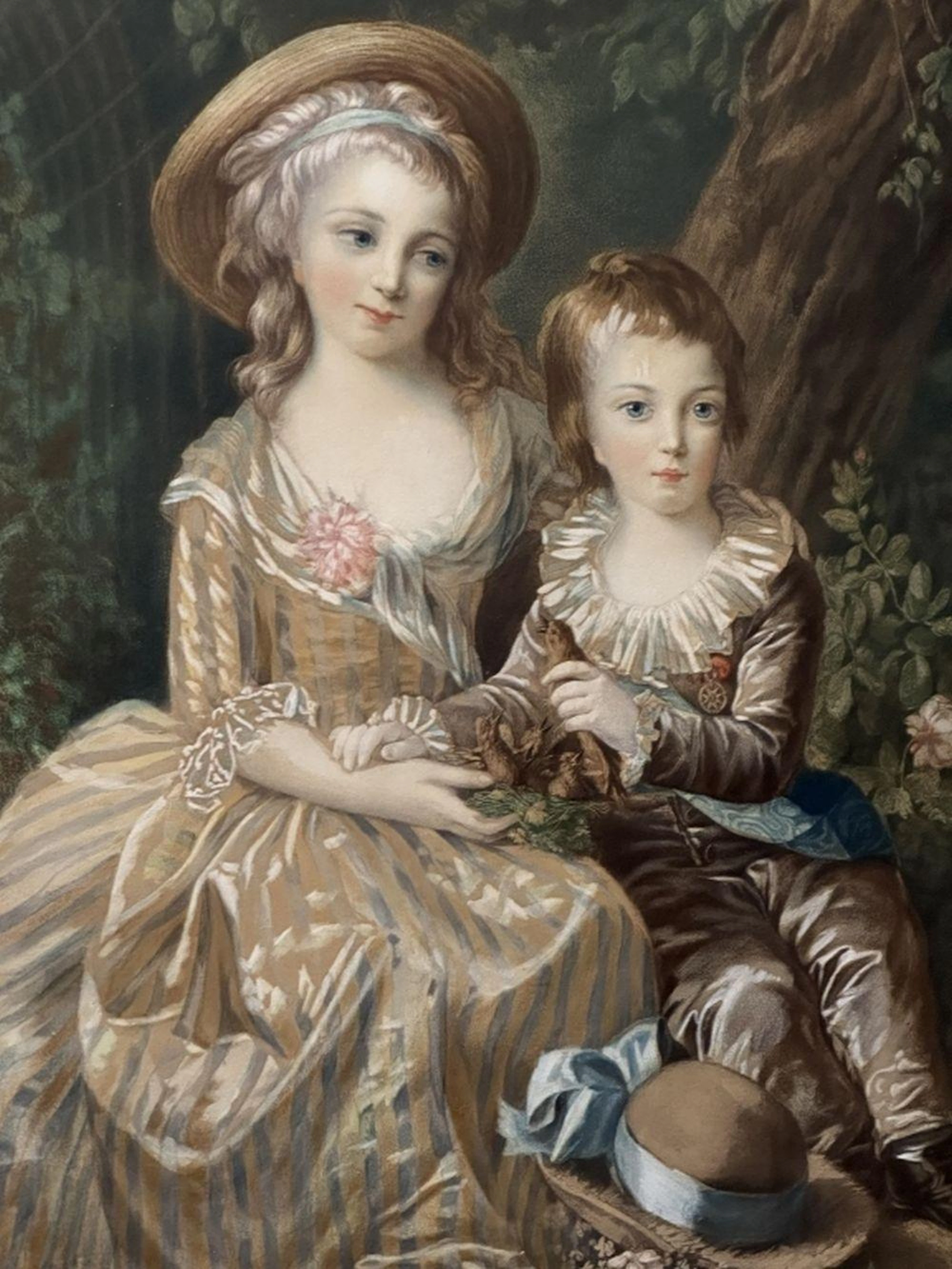 Portrait of Marie Antoinette's Children - Le Bru