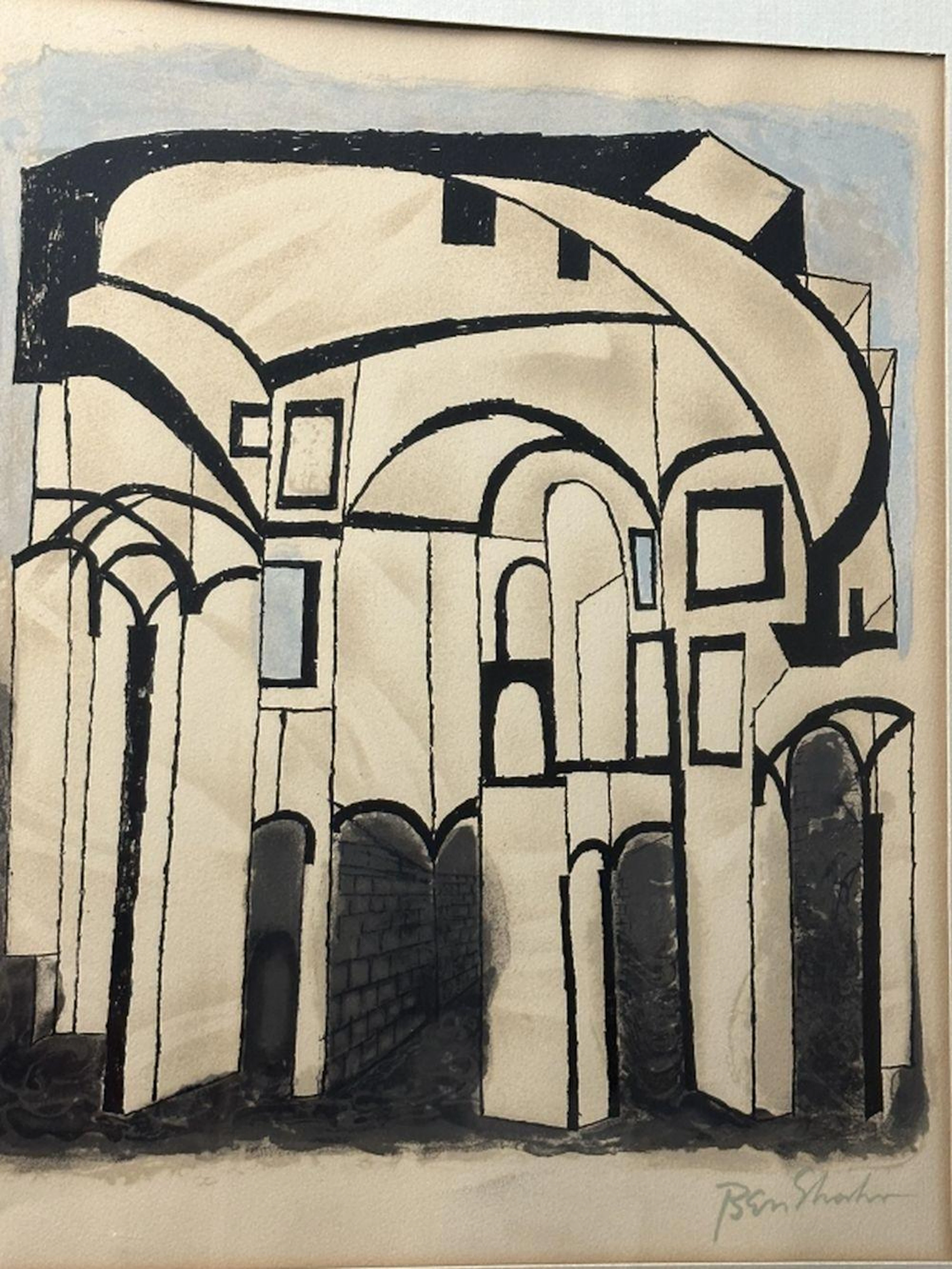 Ben Shahn Signed "To Roads in Unknown Regions"