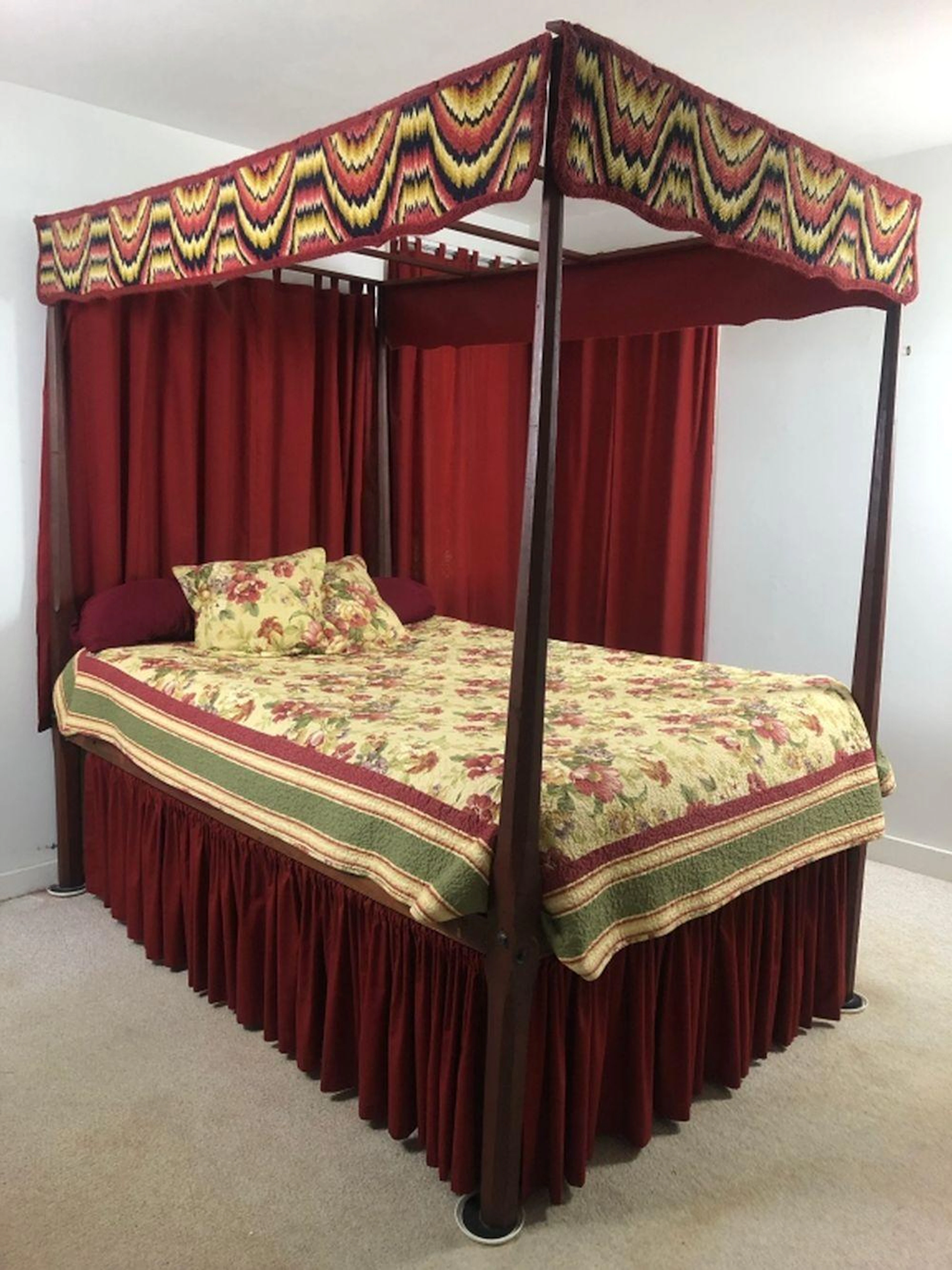 Original William & Mary 4-Poster Canopy Rope Bed