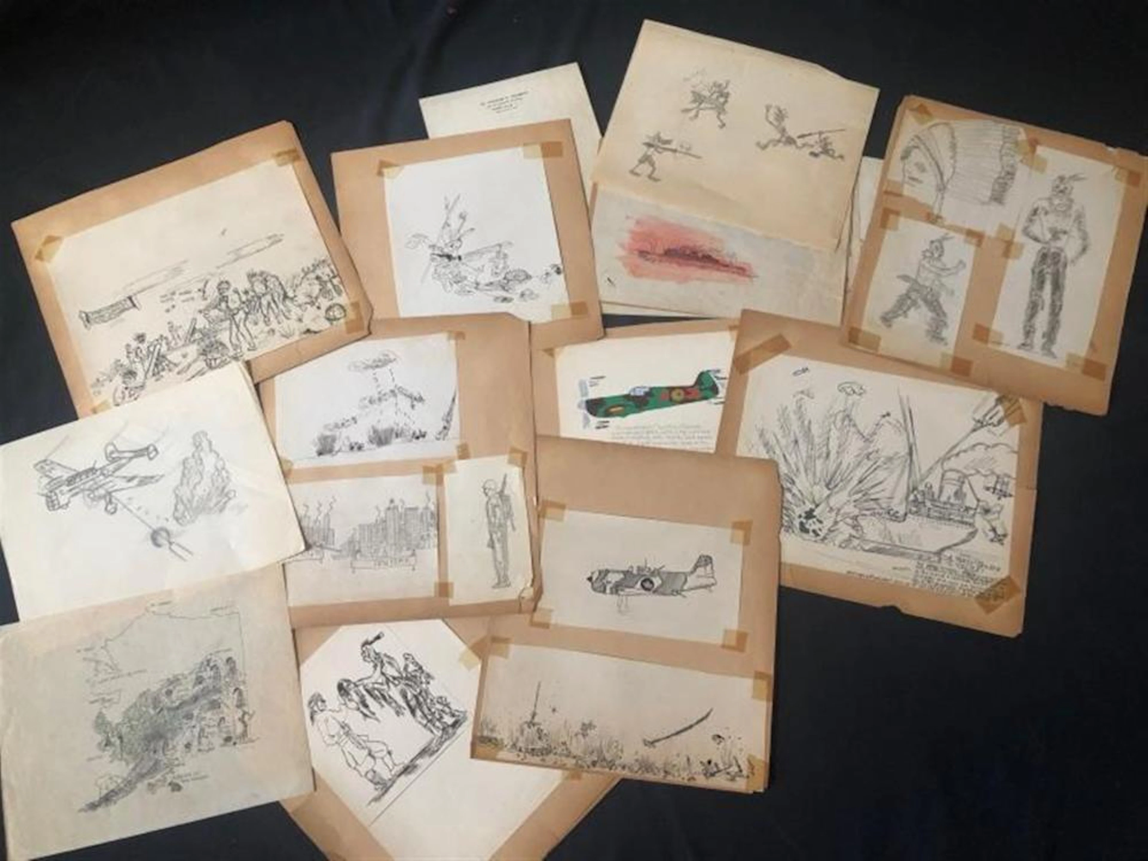 20+ Military Caricature Sketches Grosz? Hulbeck?