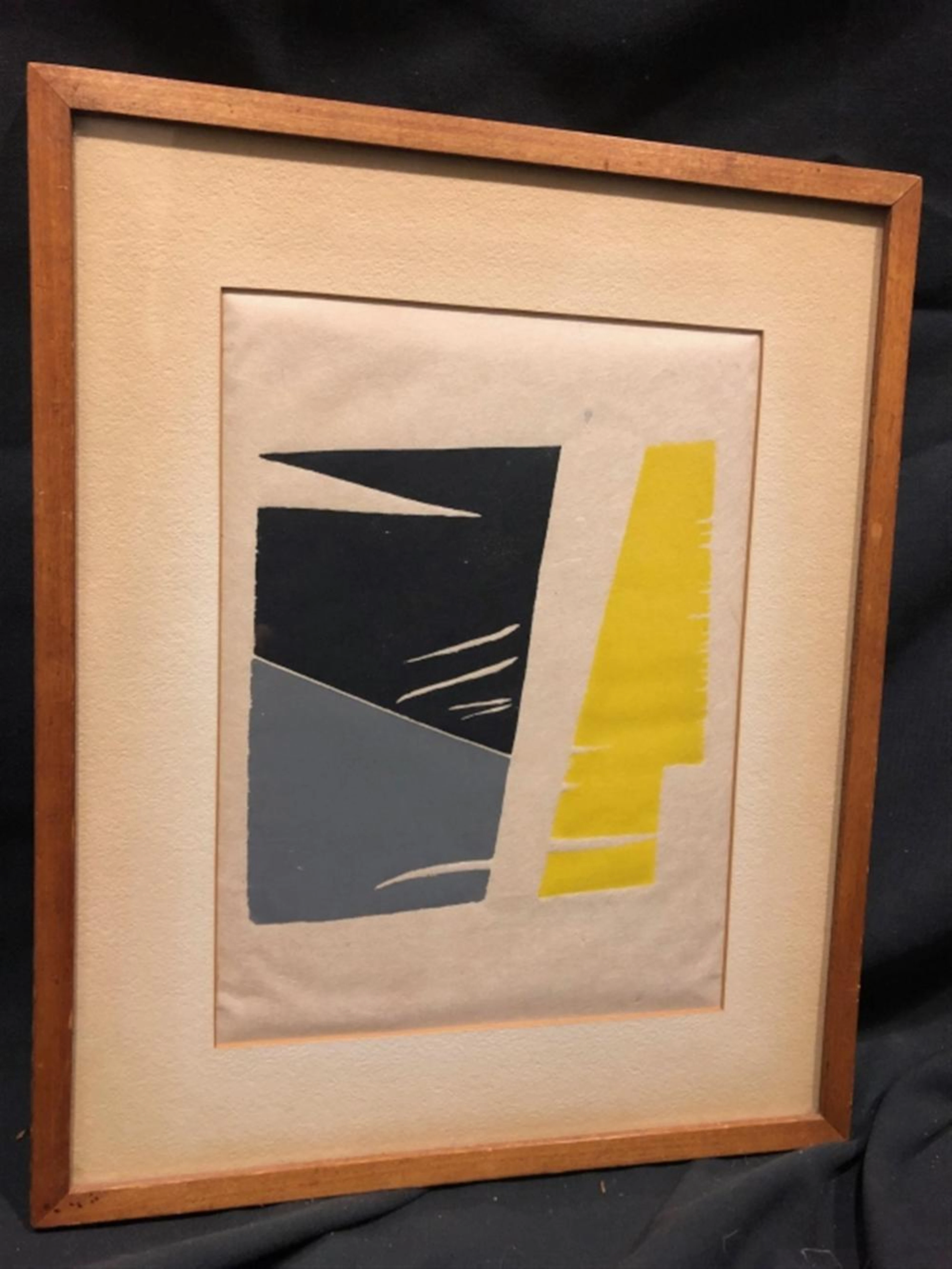 1957 Geometric Block Print Alice Trumbull Mason