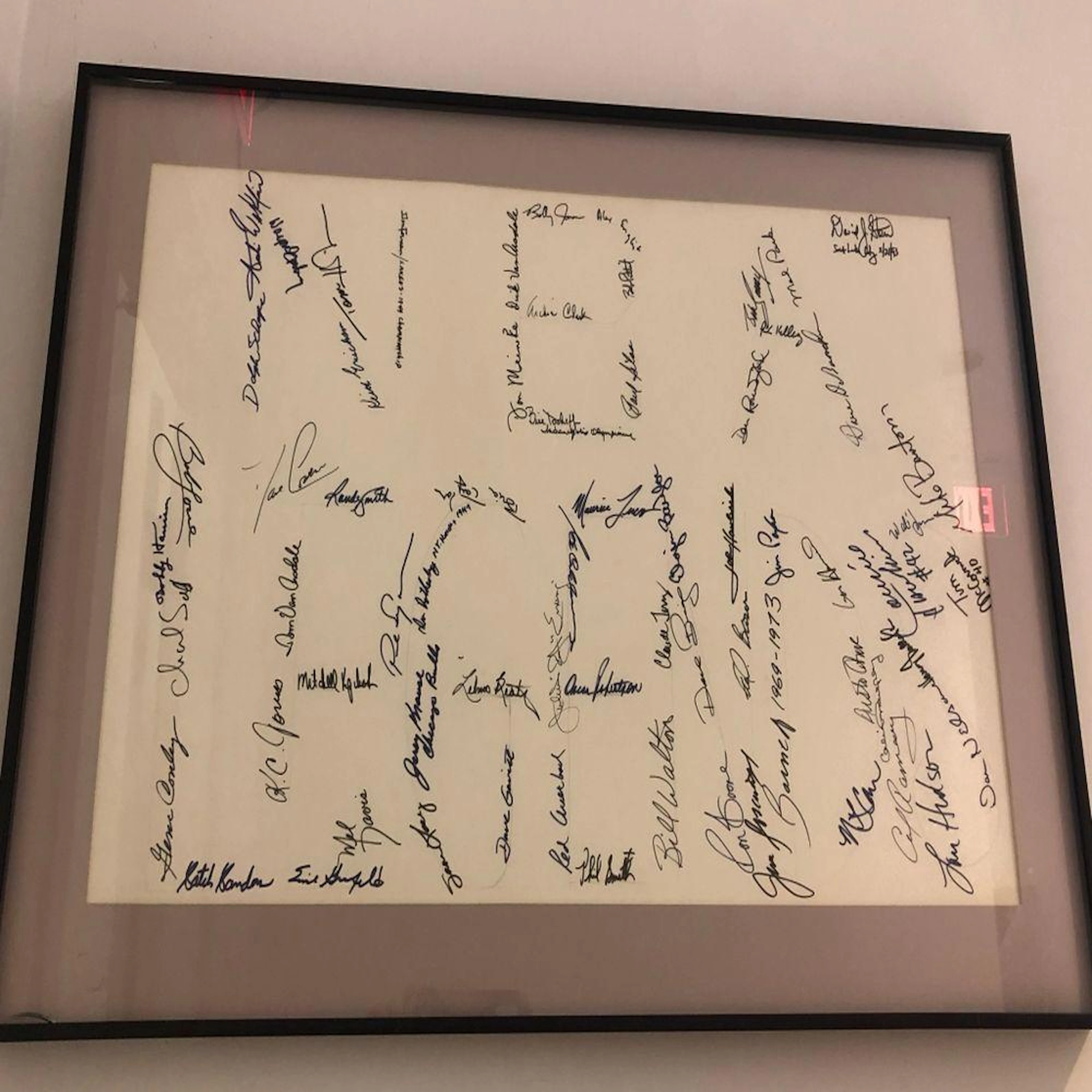 67 NBA Legends Signed Signatures w/Provenance