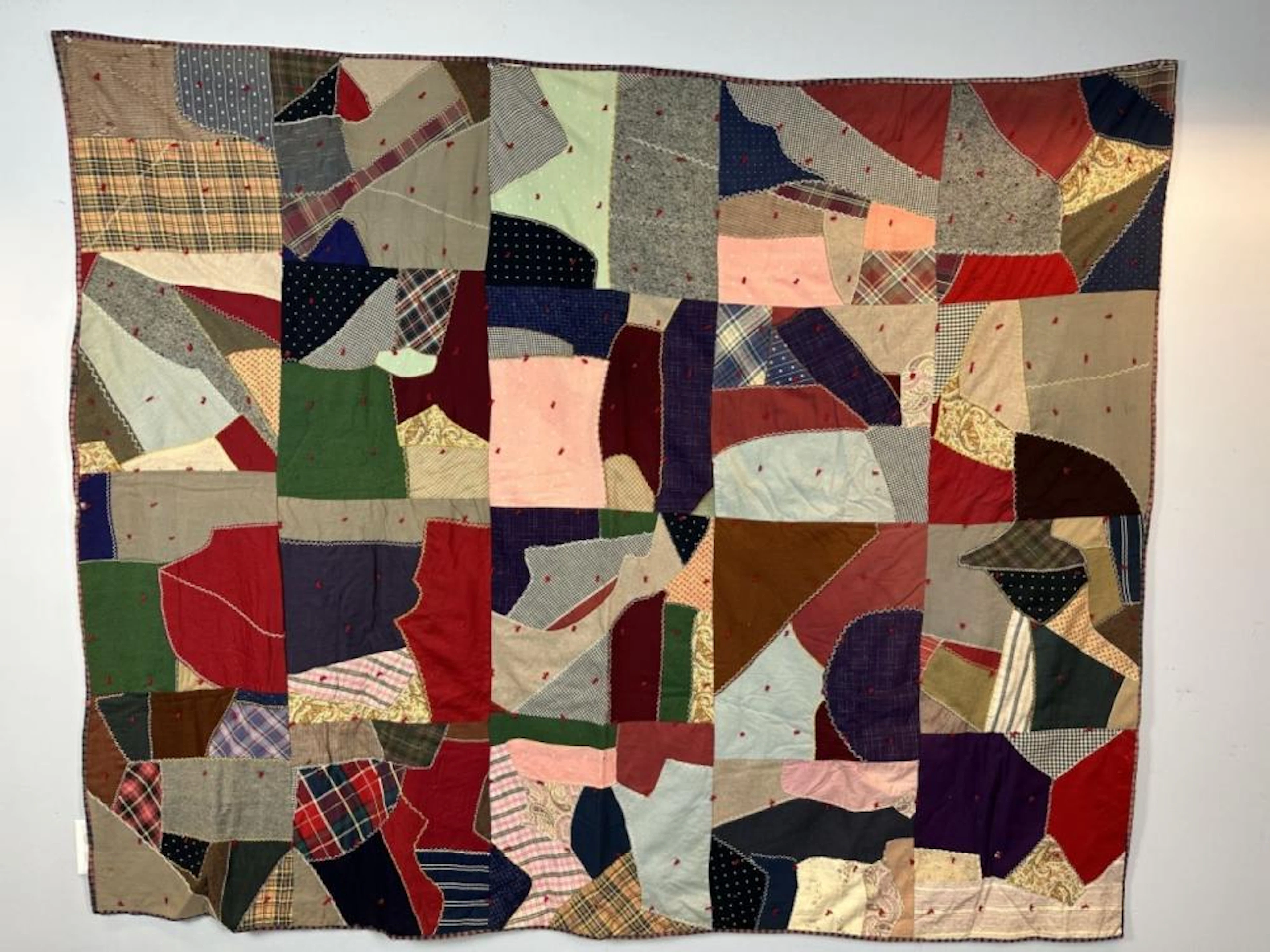 Antique Handmade Crazy Quilt