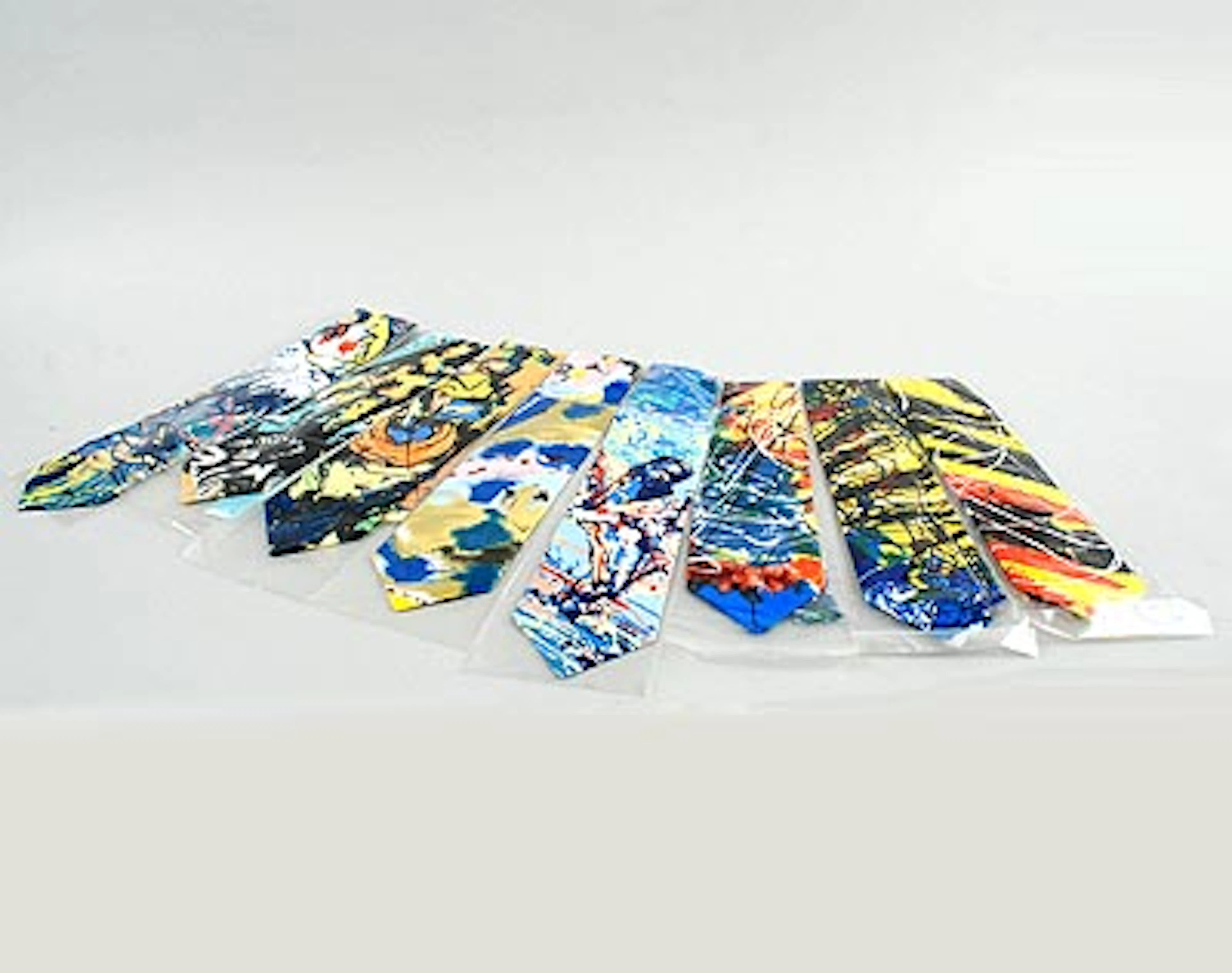 Silk ties (8x)