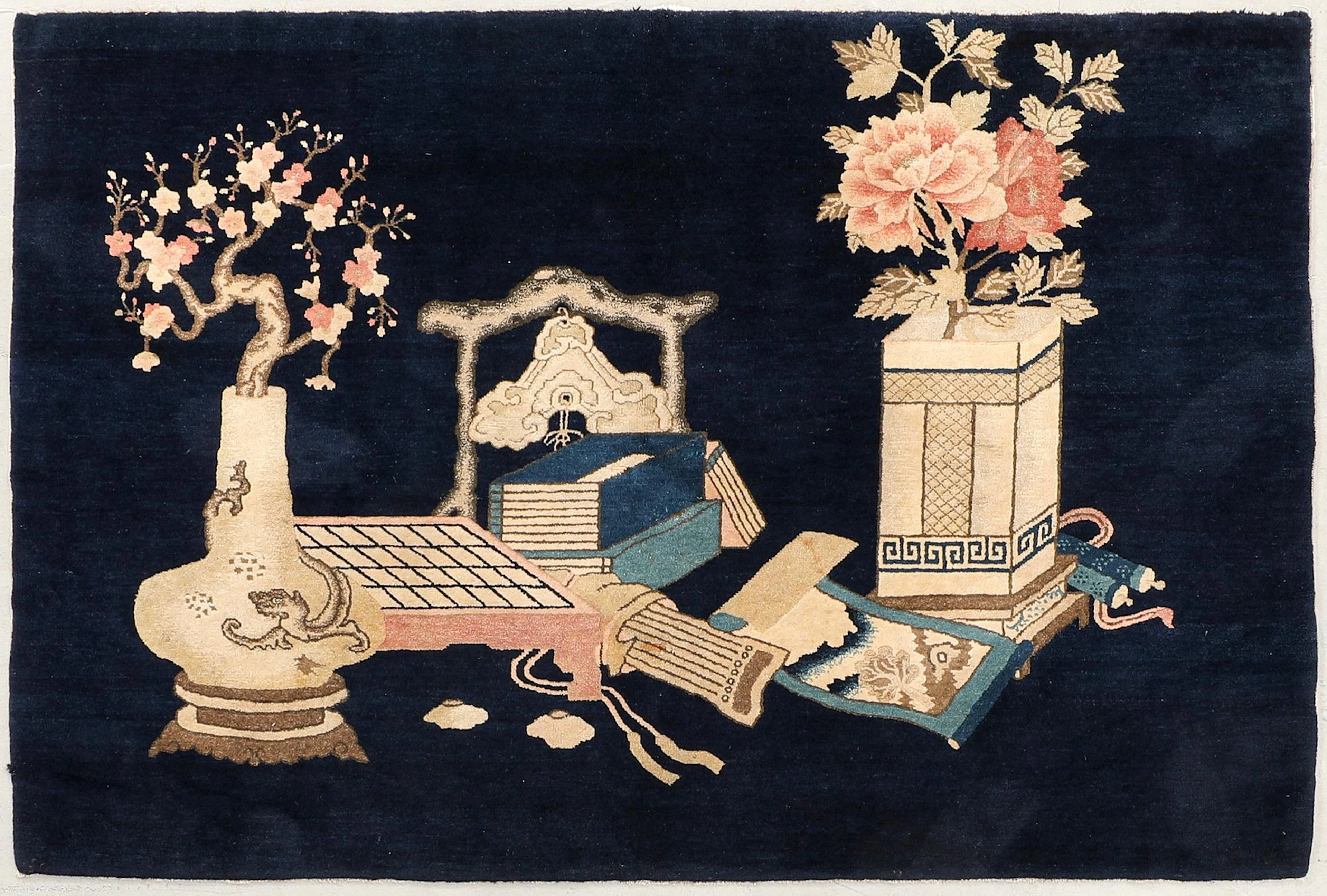 Baotou rug, China, semi-antique/antique, approx. 123x182 cm