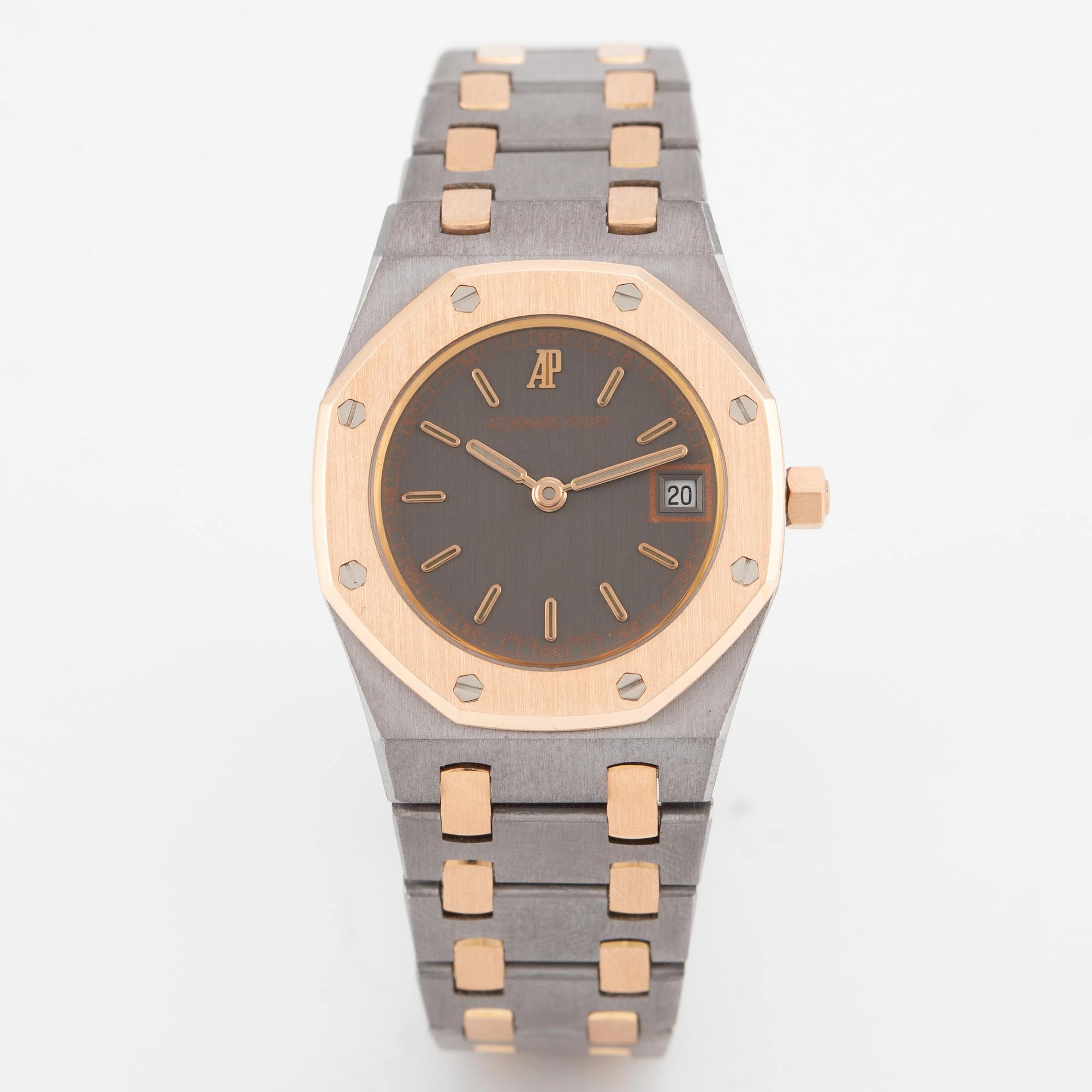 Audemars Piguet, Royal Oak, "Tantalum", wristwatch, 24.5 mm.