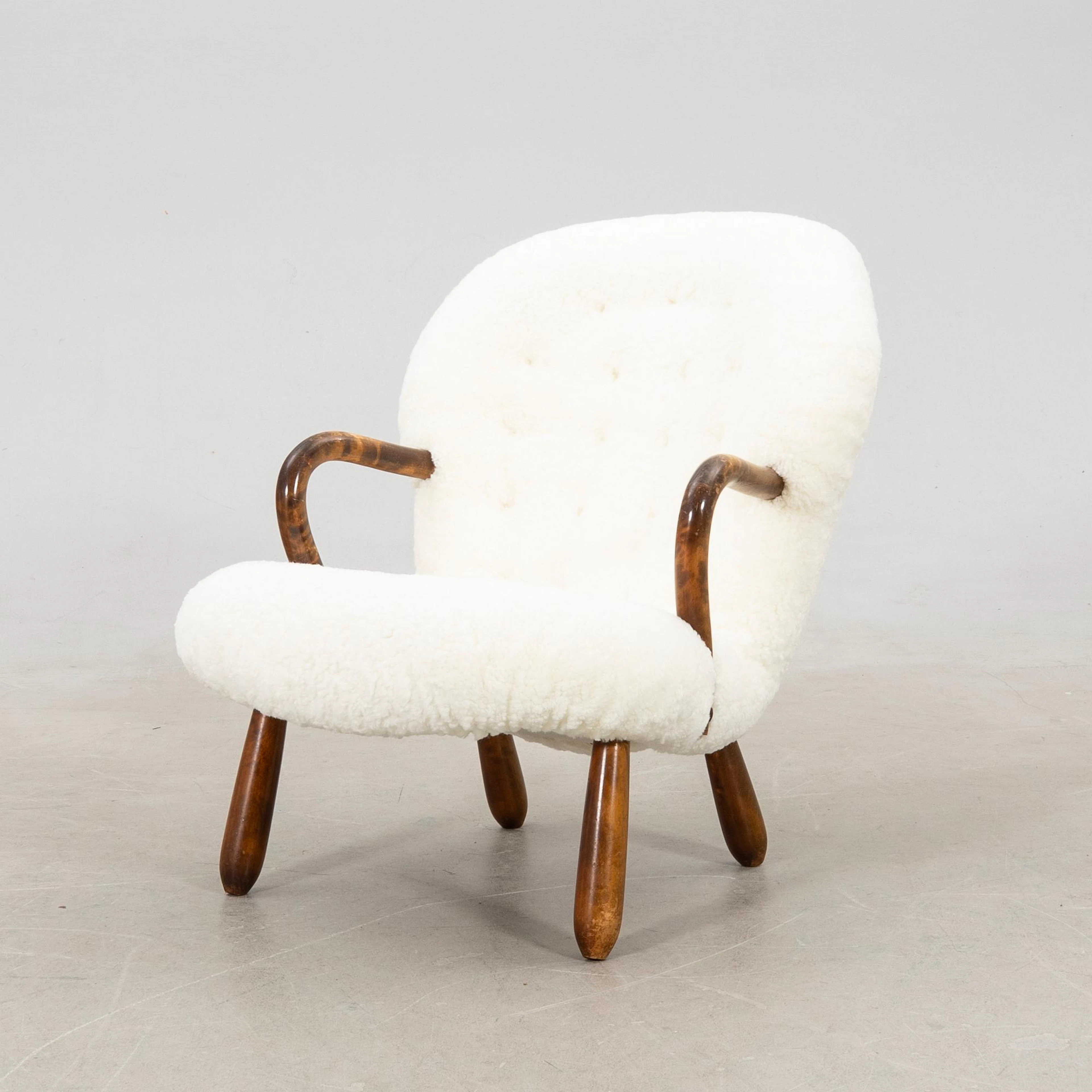 Scandinavian Modern, armchair "Clam chair", 1956