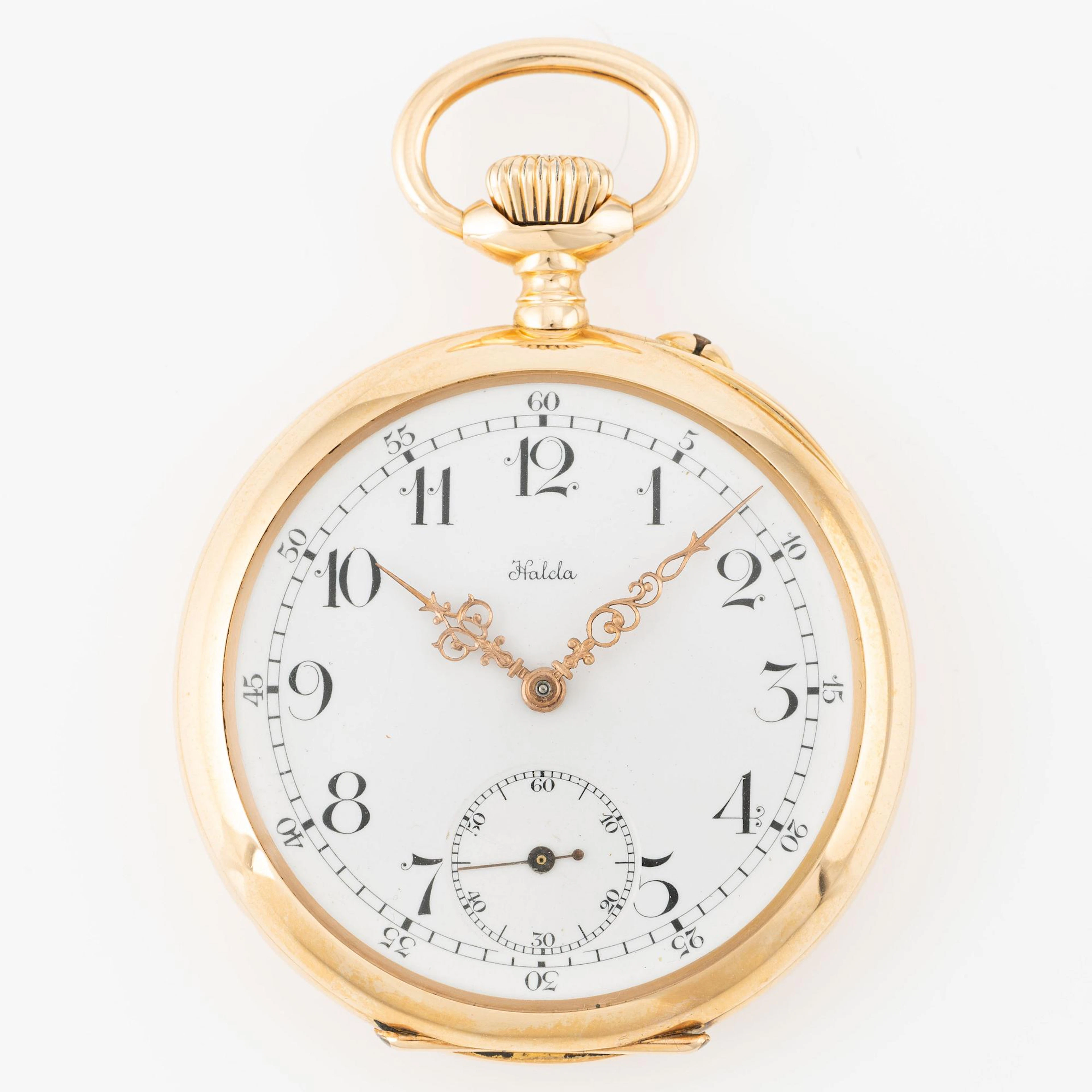 Halda, pocket watch, 49.5 mm.