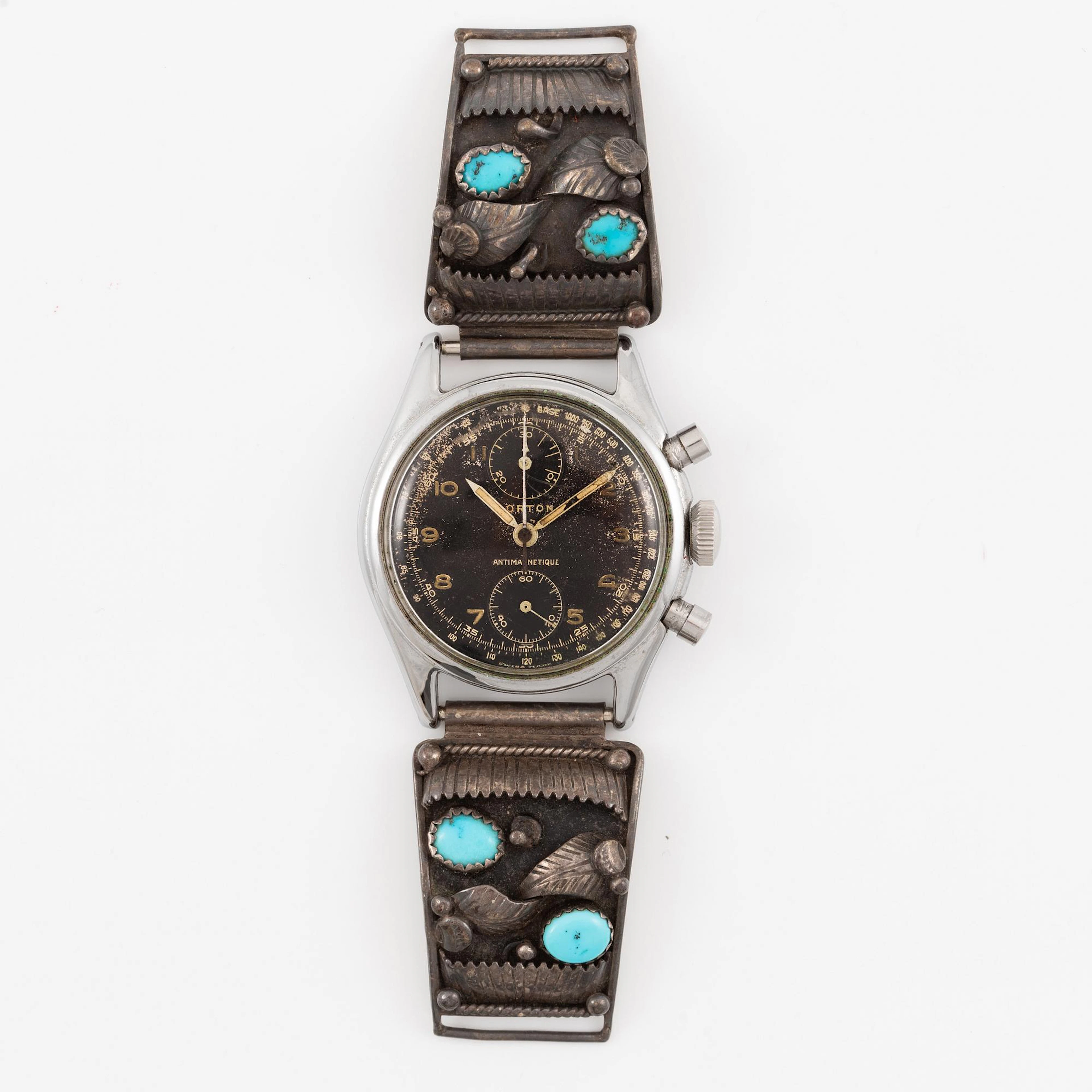 Lorton, chronograph, wristwatch, 36 mm.