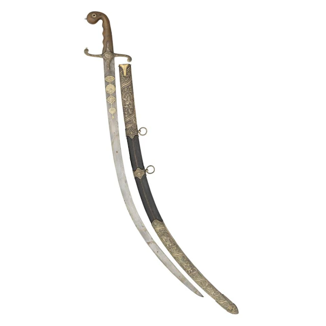 AN OTTOMAN SWORD (SHAMSHIR), TURKEY, 19TH CENTURY