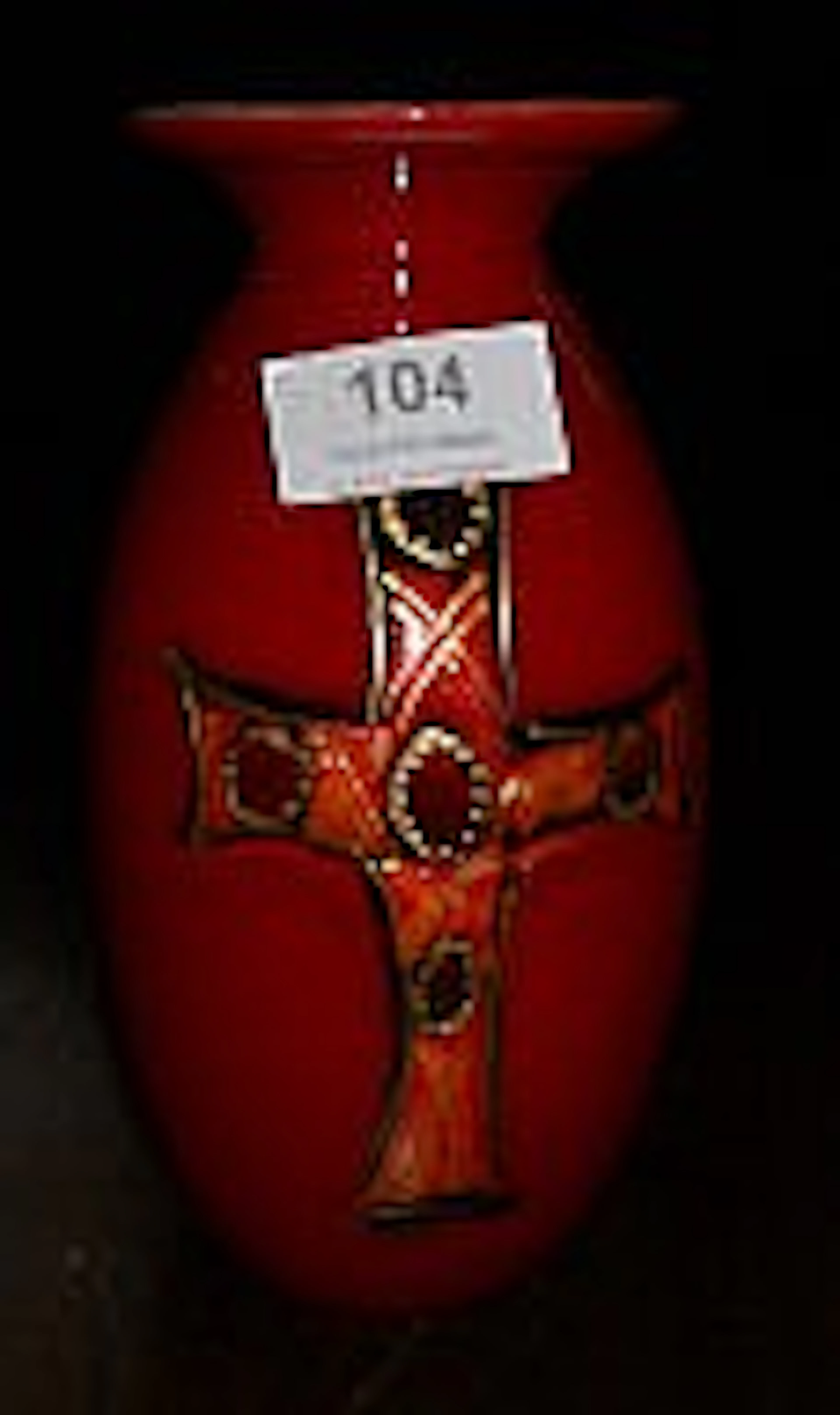 ANITA HARRIS ART POTTERY MINOS VASE IN THE HOARD