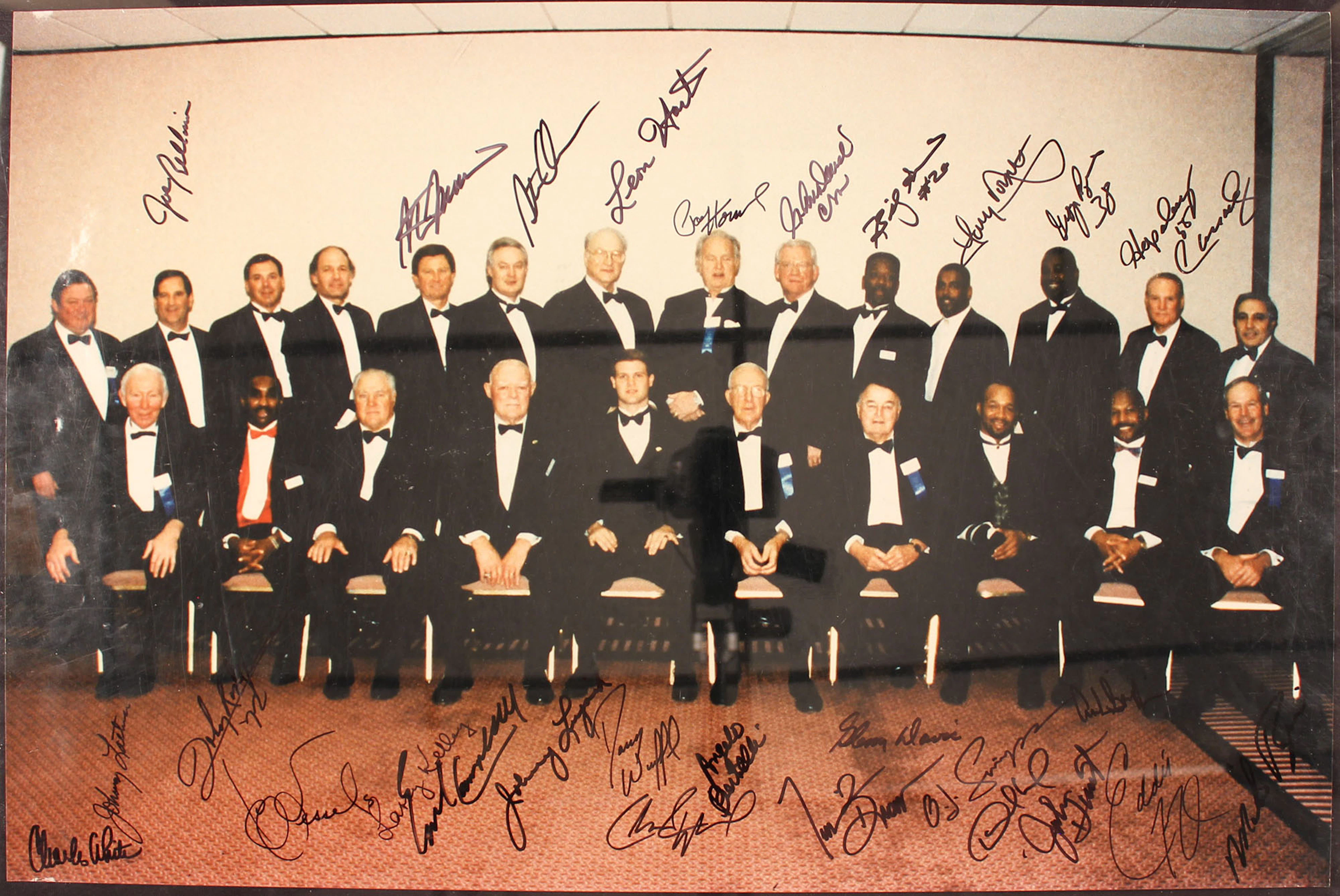 Extremely Rare Heisman Trophy Winners Signed 30x20 Photograph...