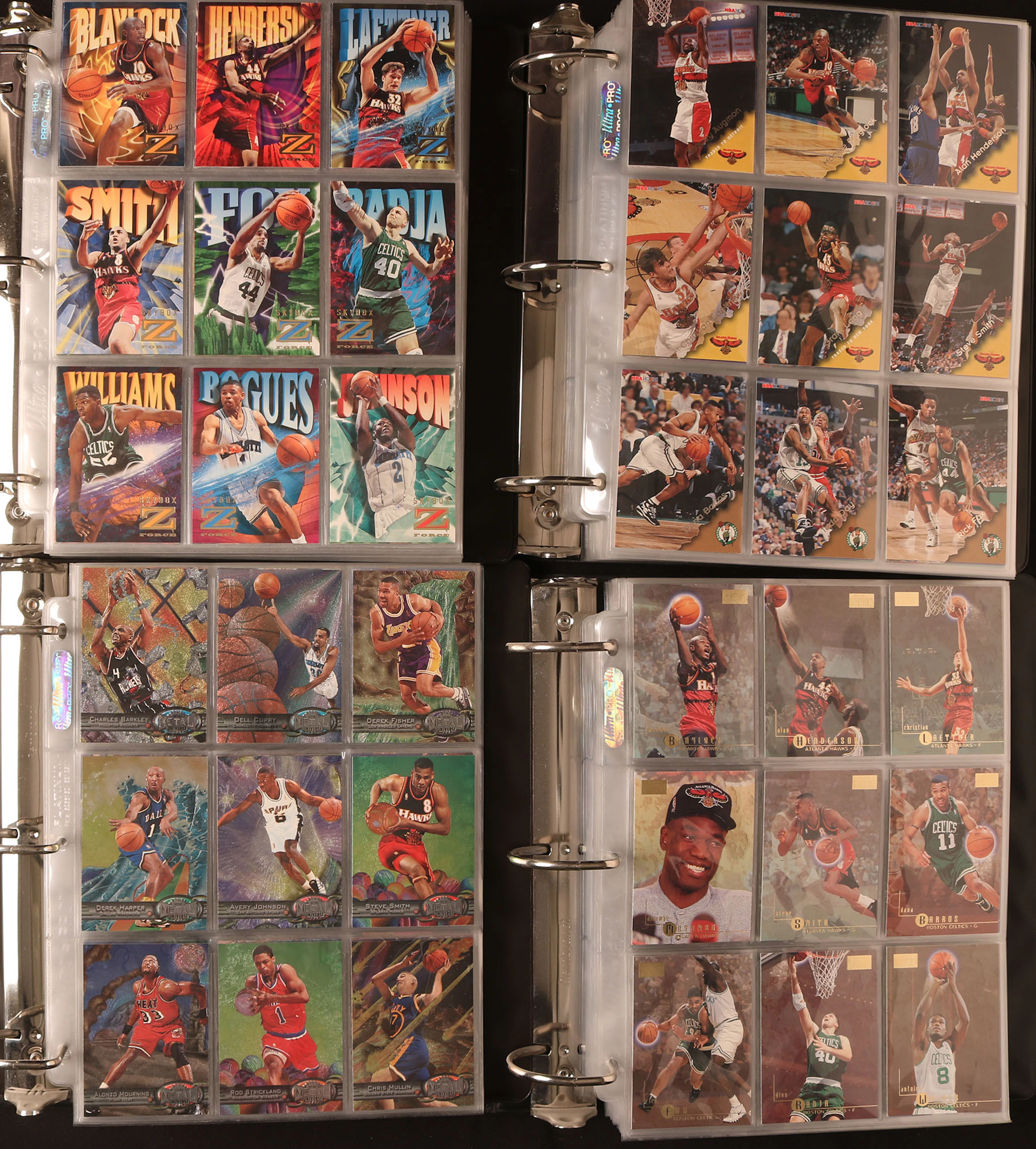 Lot of (8) Complete and Partially Complete 1990s Basketball Card Sets