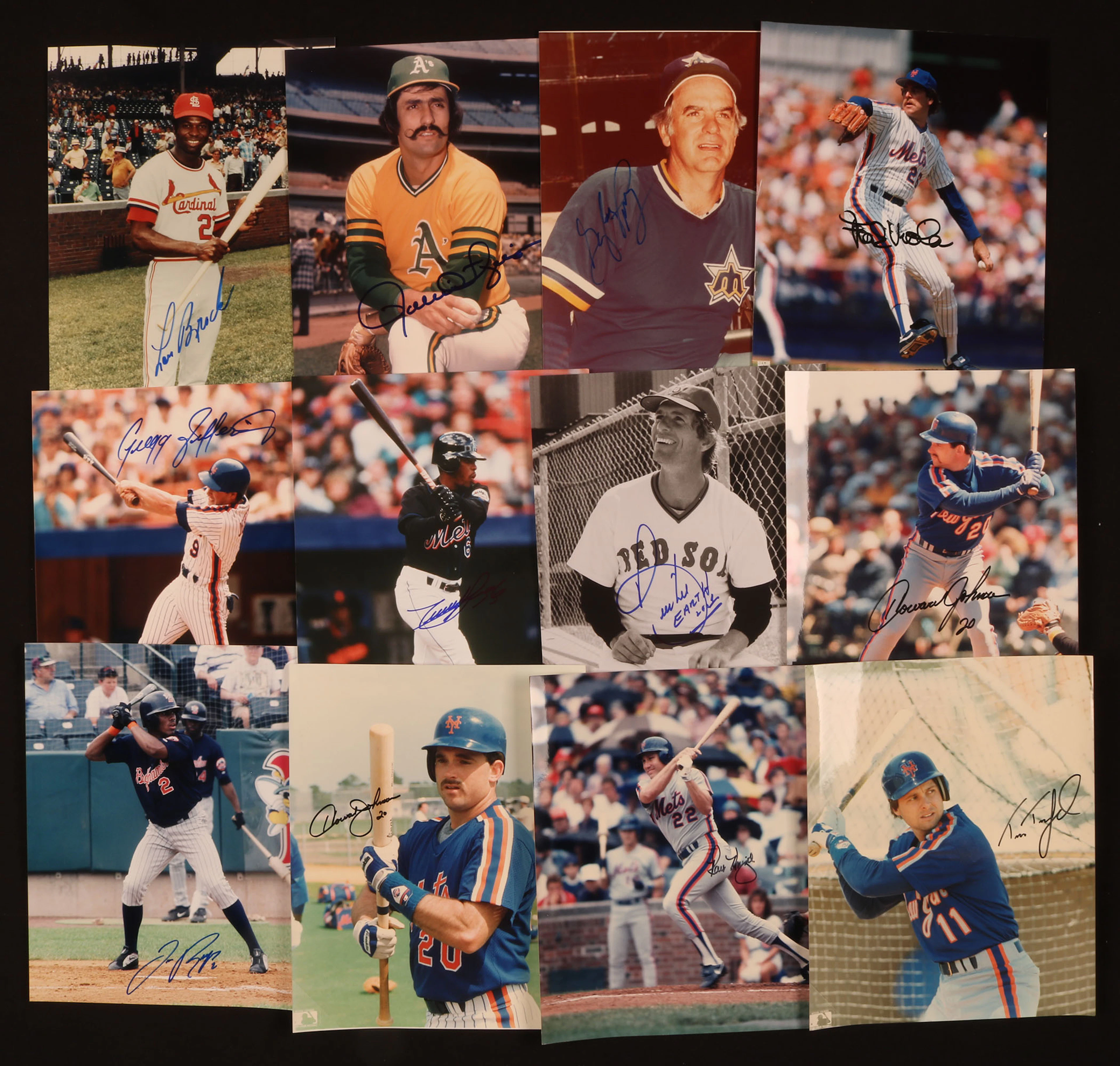 Lot of (51) Baseball Hall of Famers and Stars Signed 8x10 Photographs
