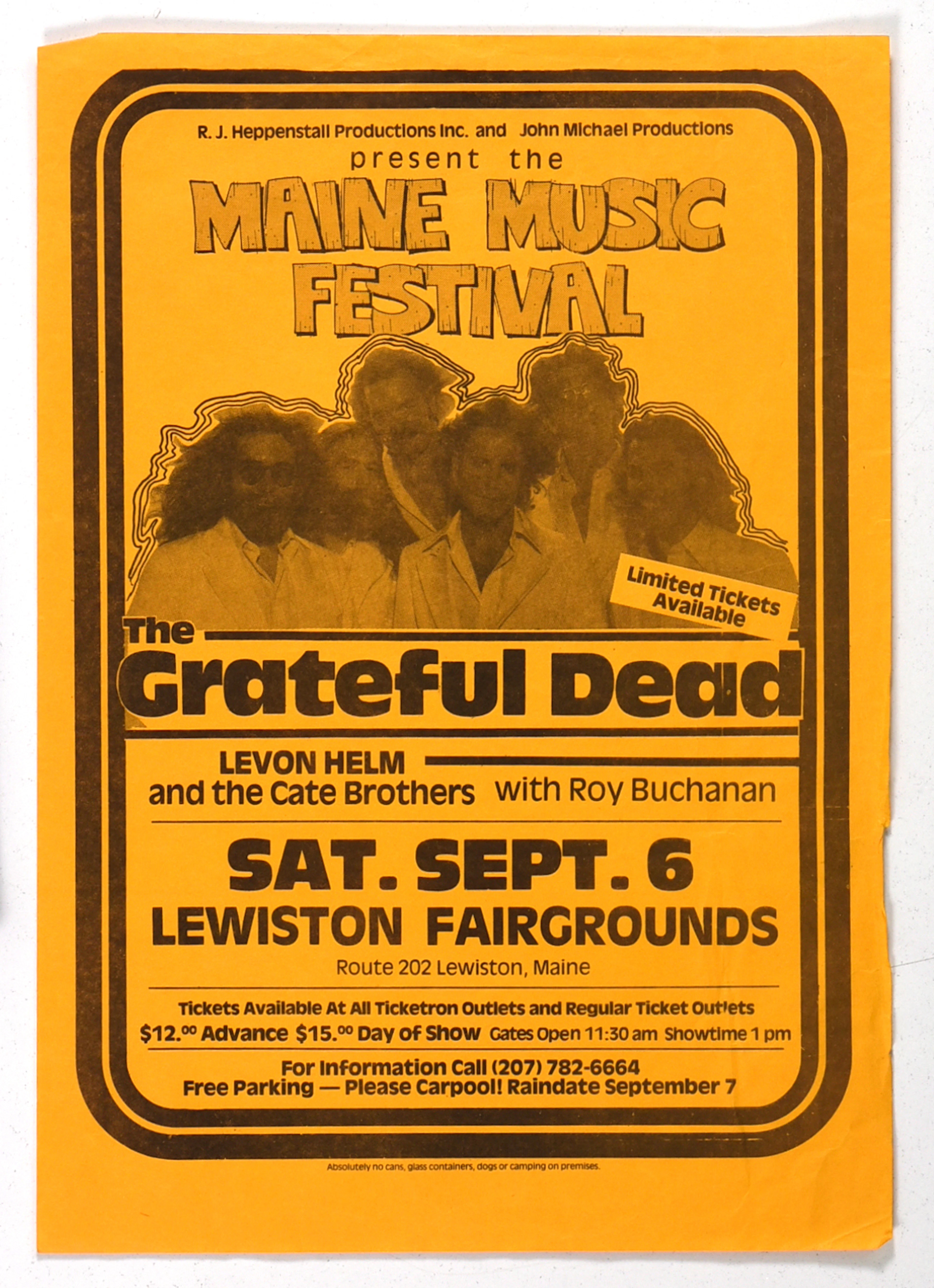 1980-Grateful Dead-Levon Helm-Roy Buchanan-Lewiston...