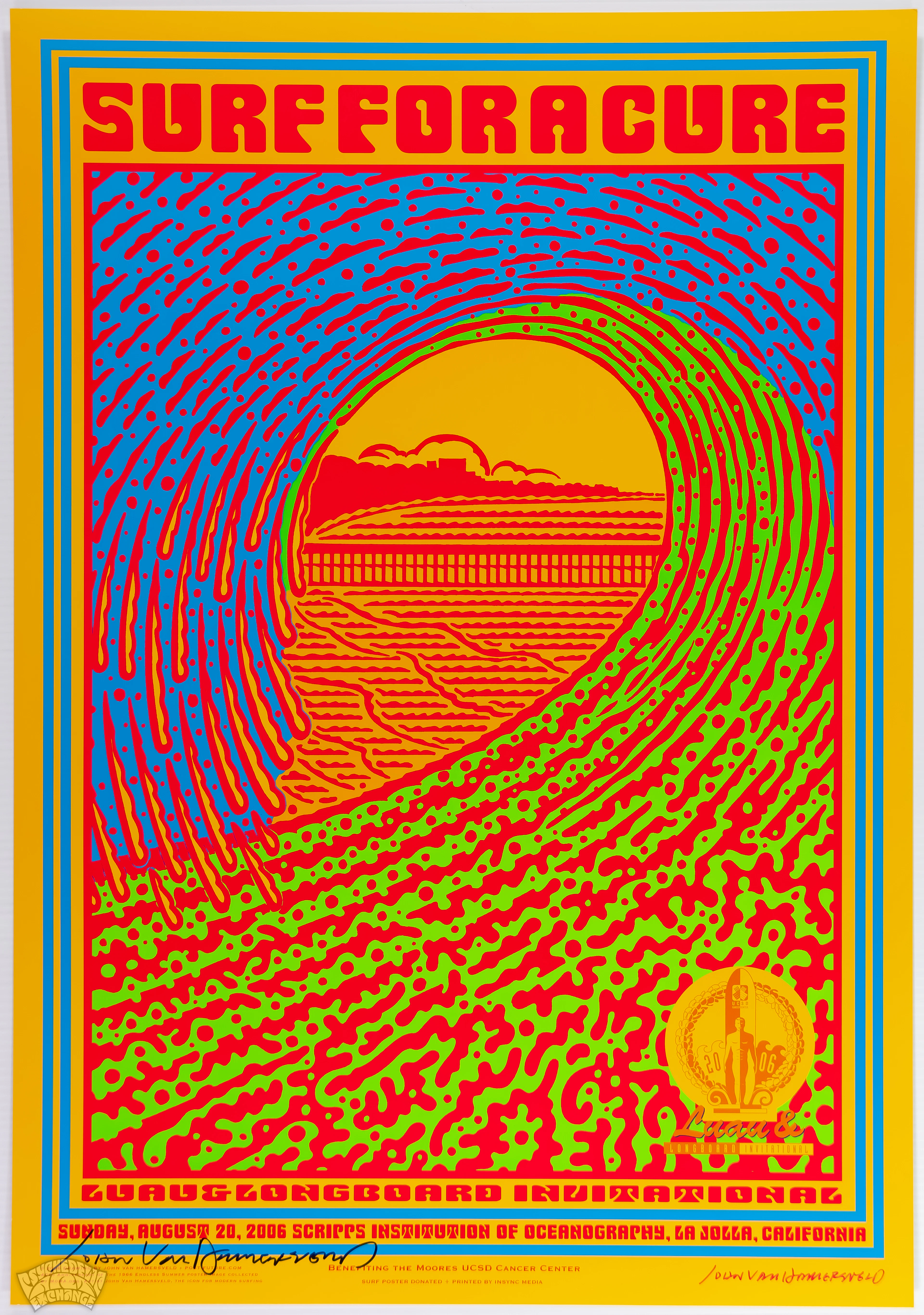 2006-John Van Hamersveld-Surf for a Cure Original...