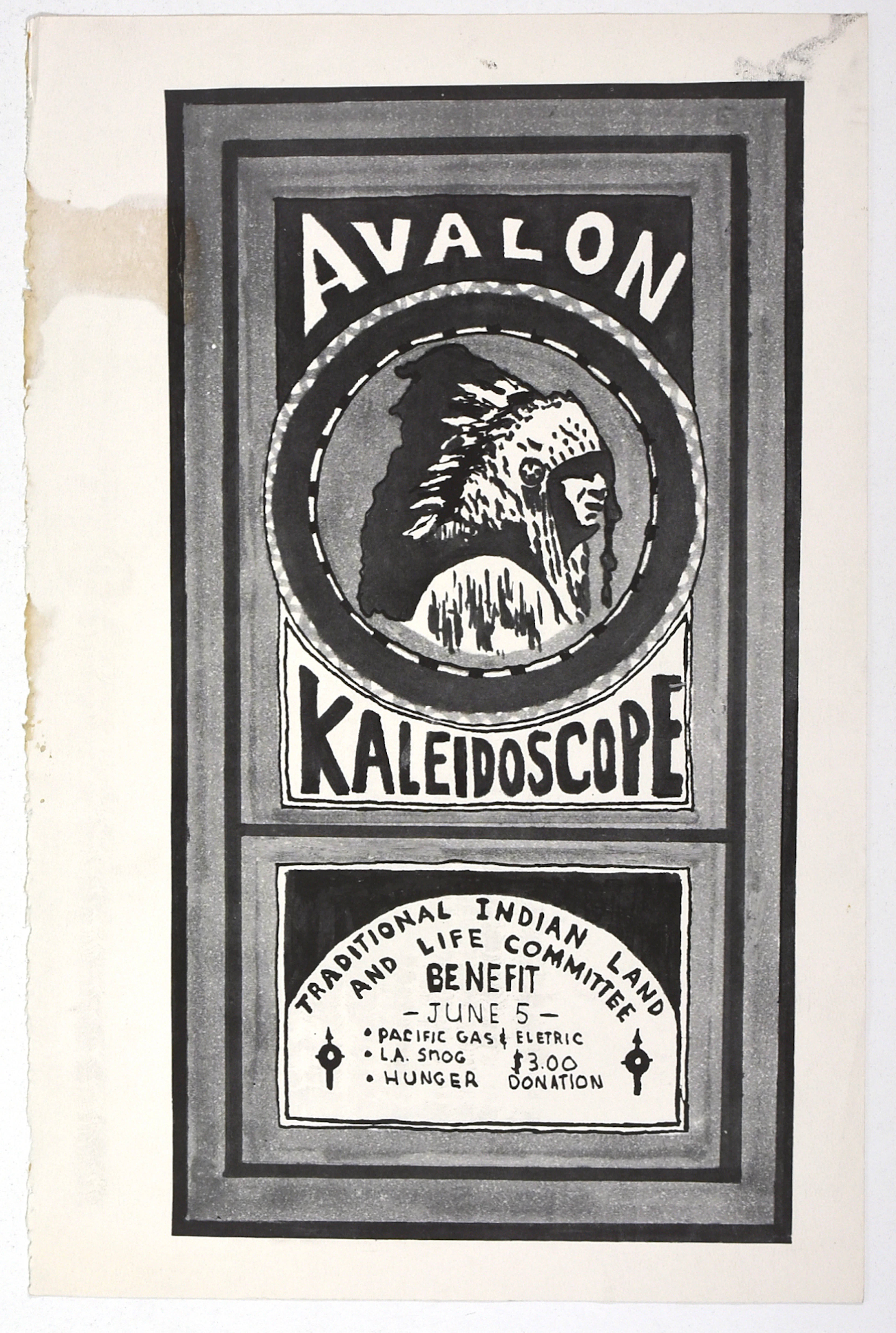 1968–Kaleidoscope-Avalon Ballroom-Traditional Indian Land...