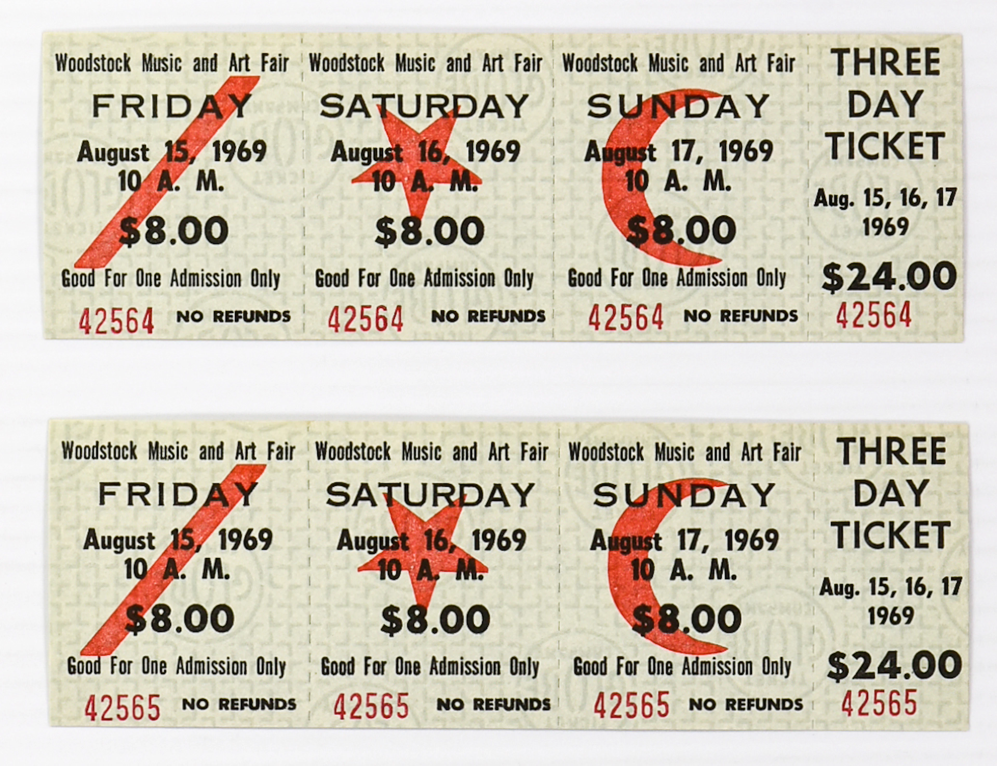 1969-Woodstock Music & Arts Festival-Yasgur’s Farm-Pair...