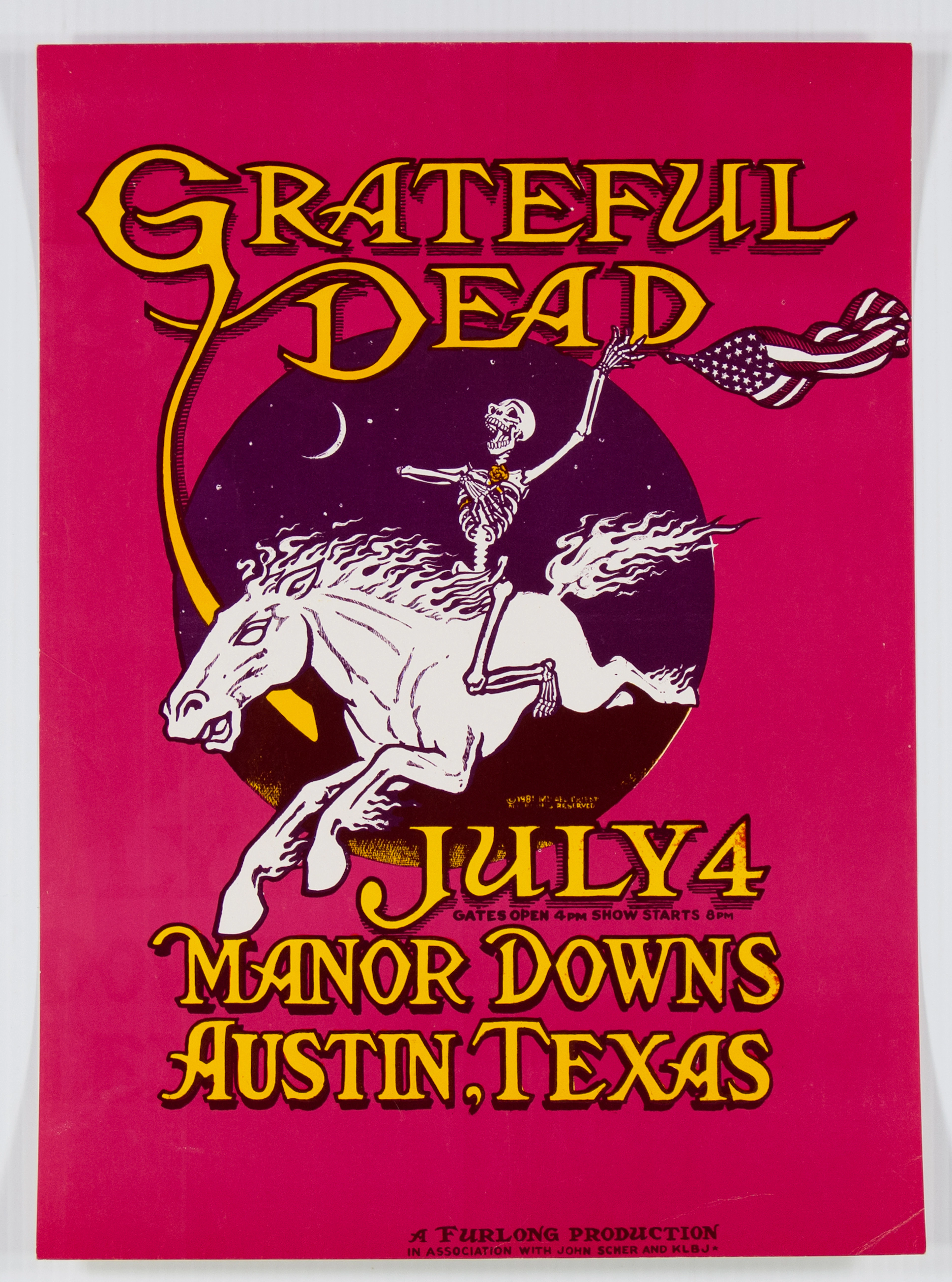 1981-Grateful Dead-Manor Downs Austin Texas JULY 4TH...