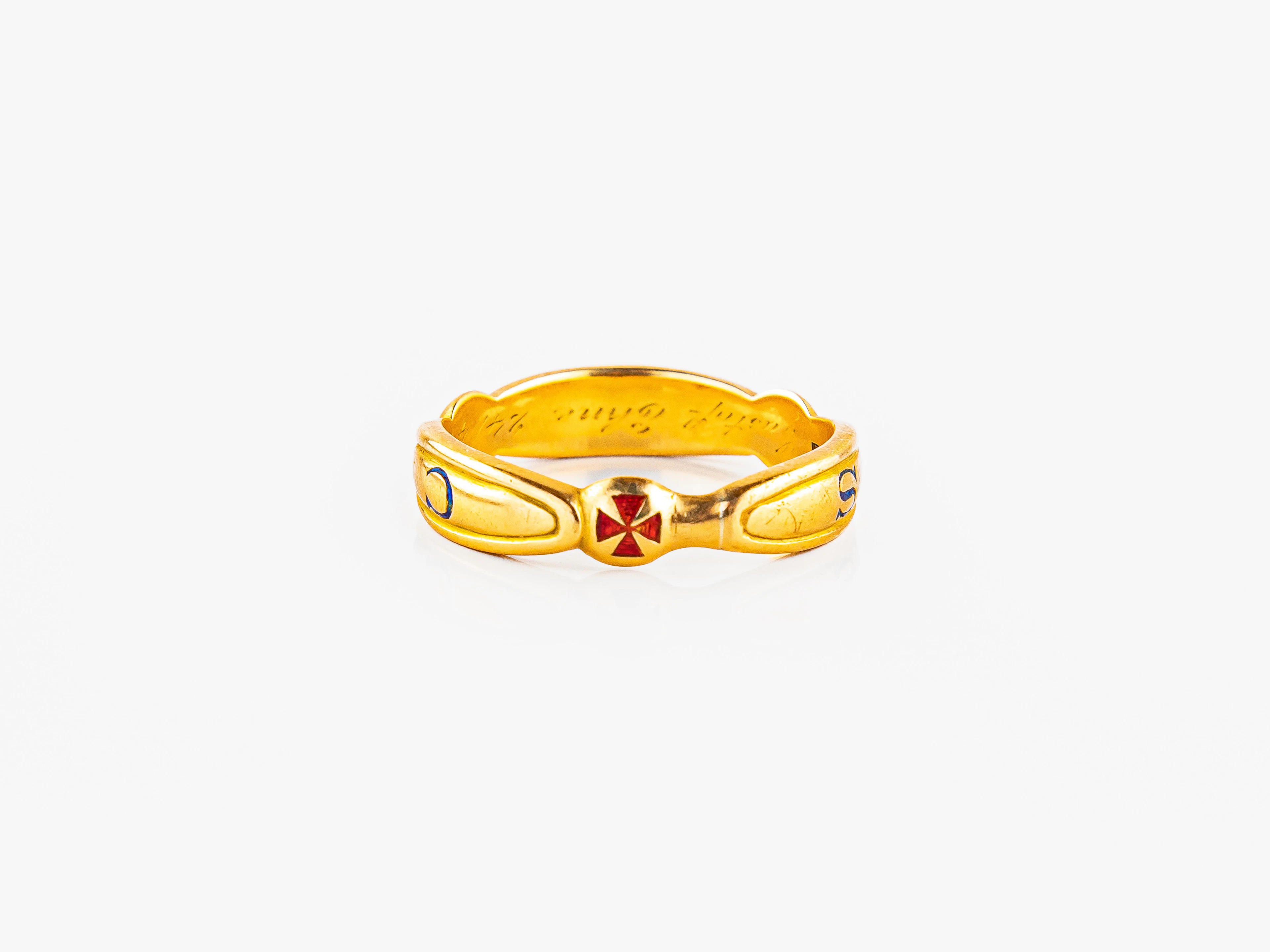 FRIMURARRING, 18K guld