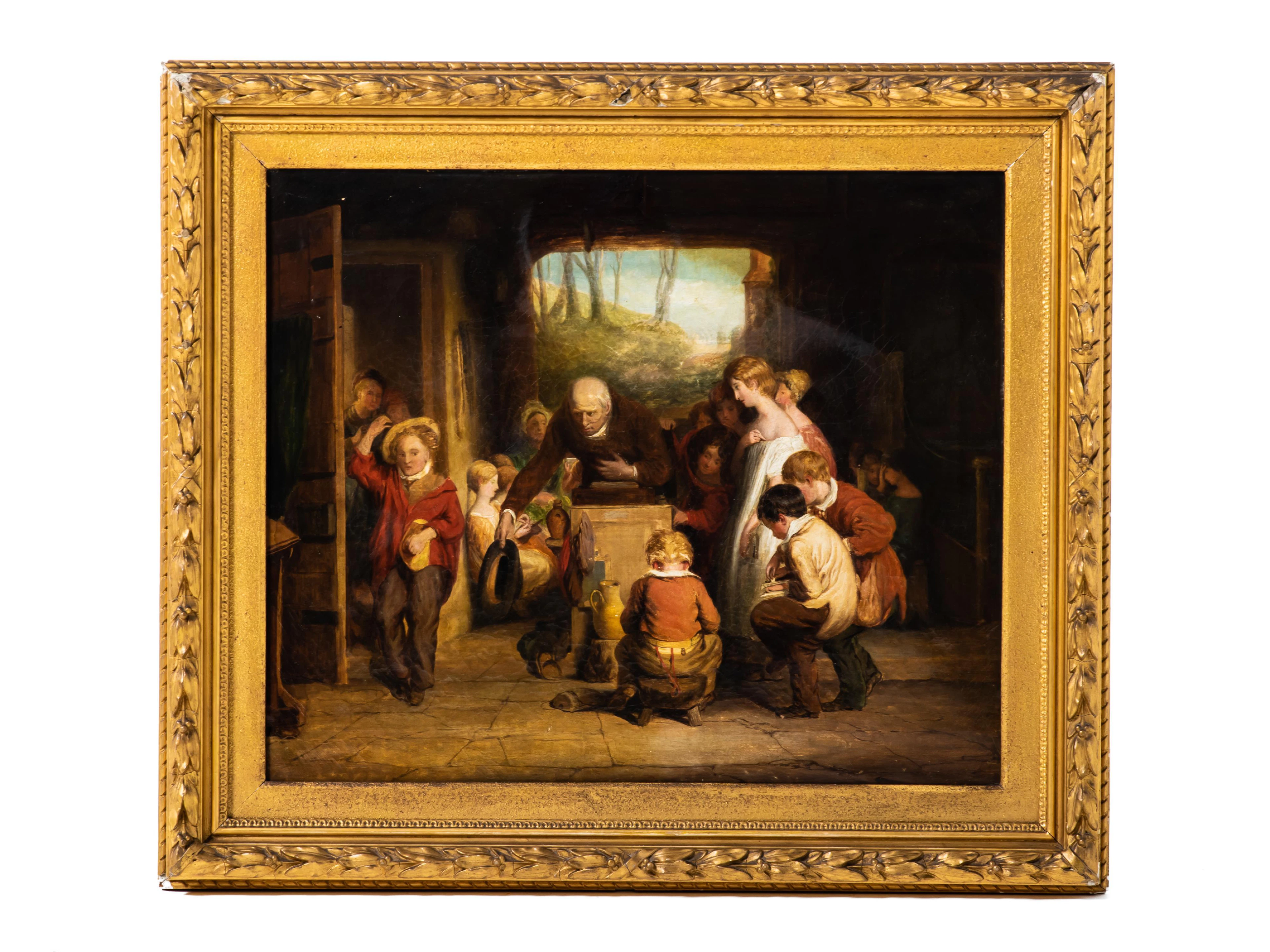 OKÄND KONSTNÄR, kopia efter William Mulready, olja på duk, 1800-tal
