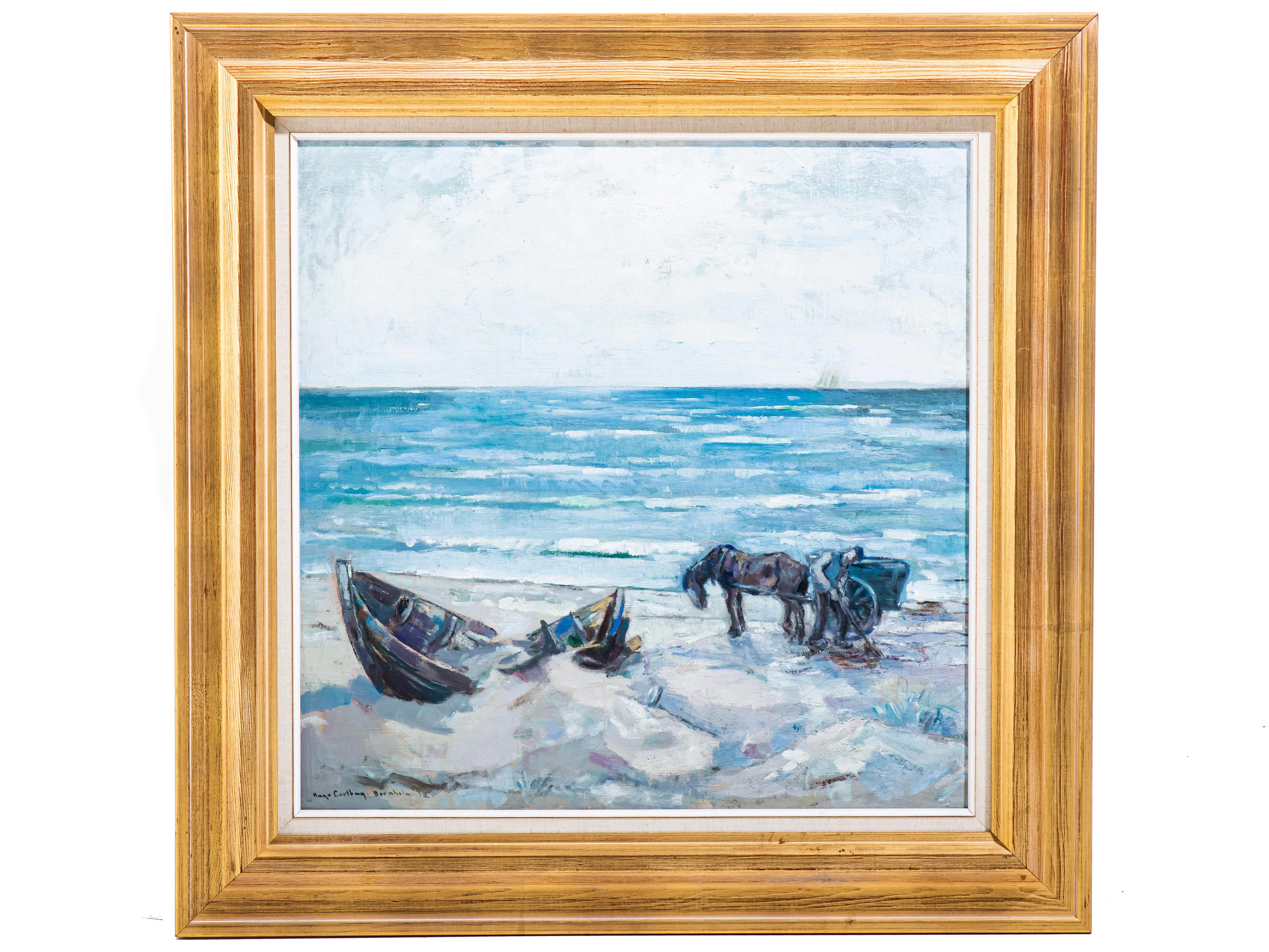 HUGO CARLBERG (1880-1943), olja på duk, ''Bornholm'',