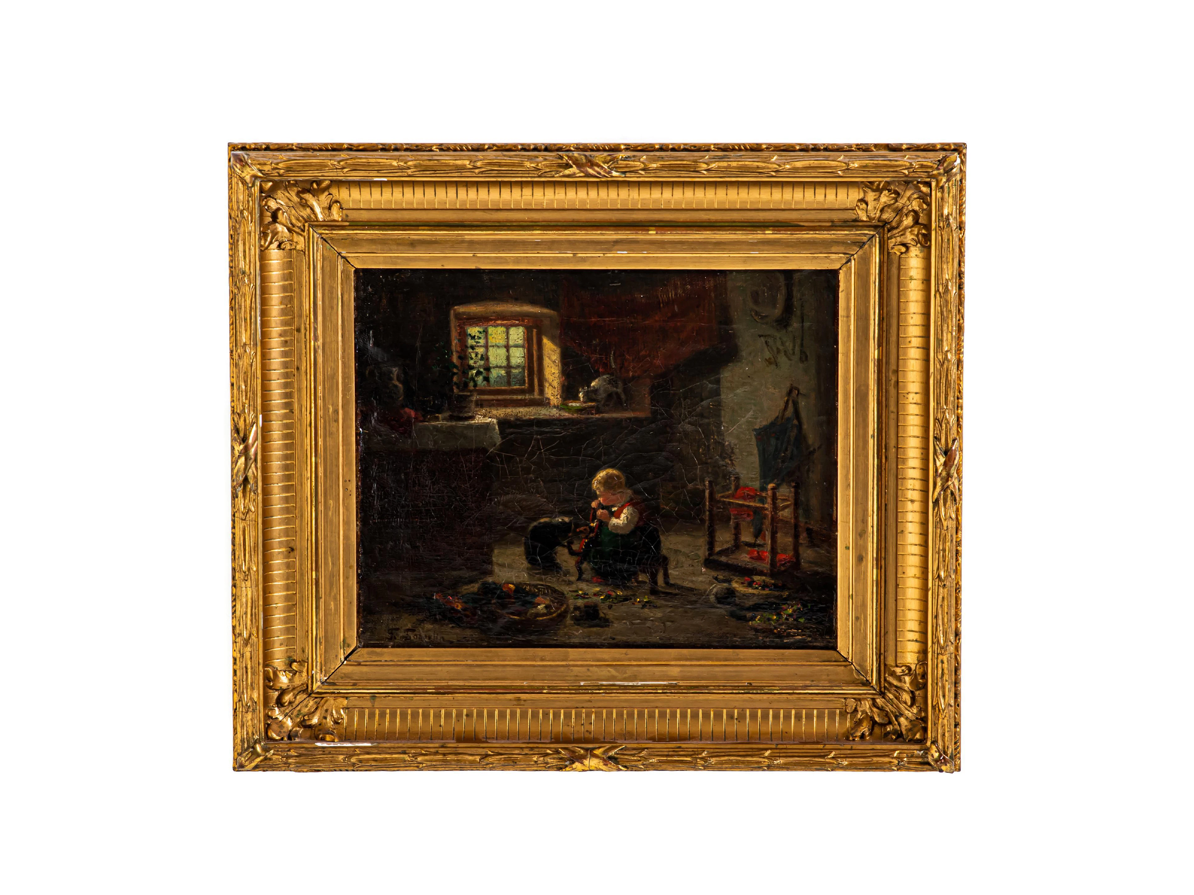 FERDINAND FAGERLIN (1825-1907), Olja på duk, sign. F Fagerlin.