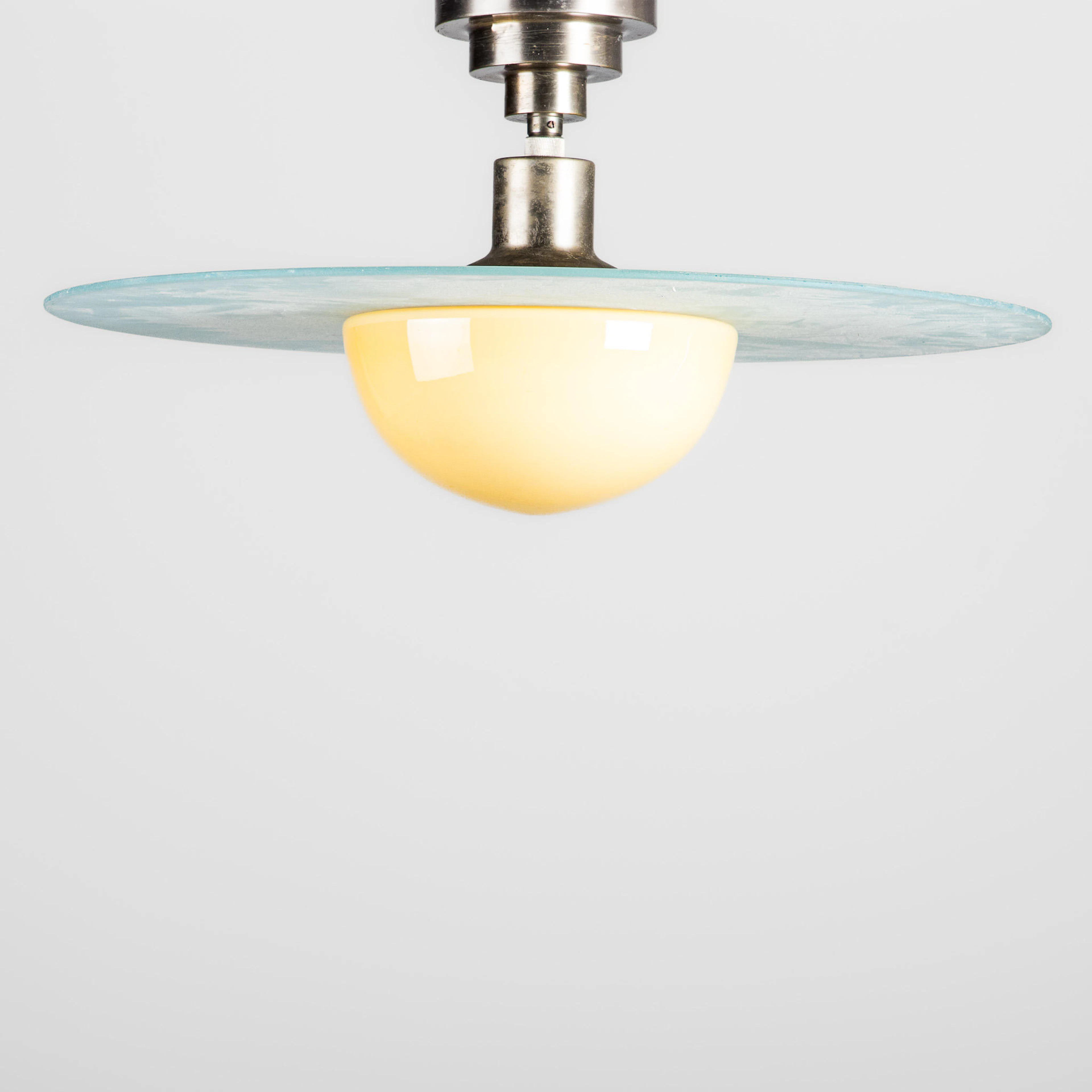 SATURNUSLAMPA, 1930-tal, frostat glas.