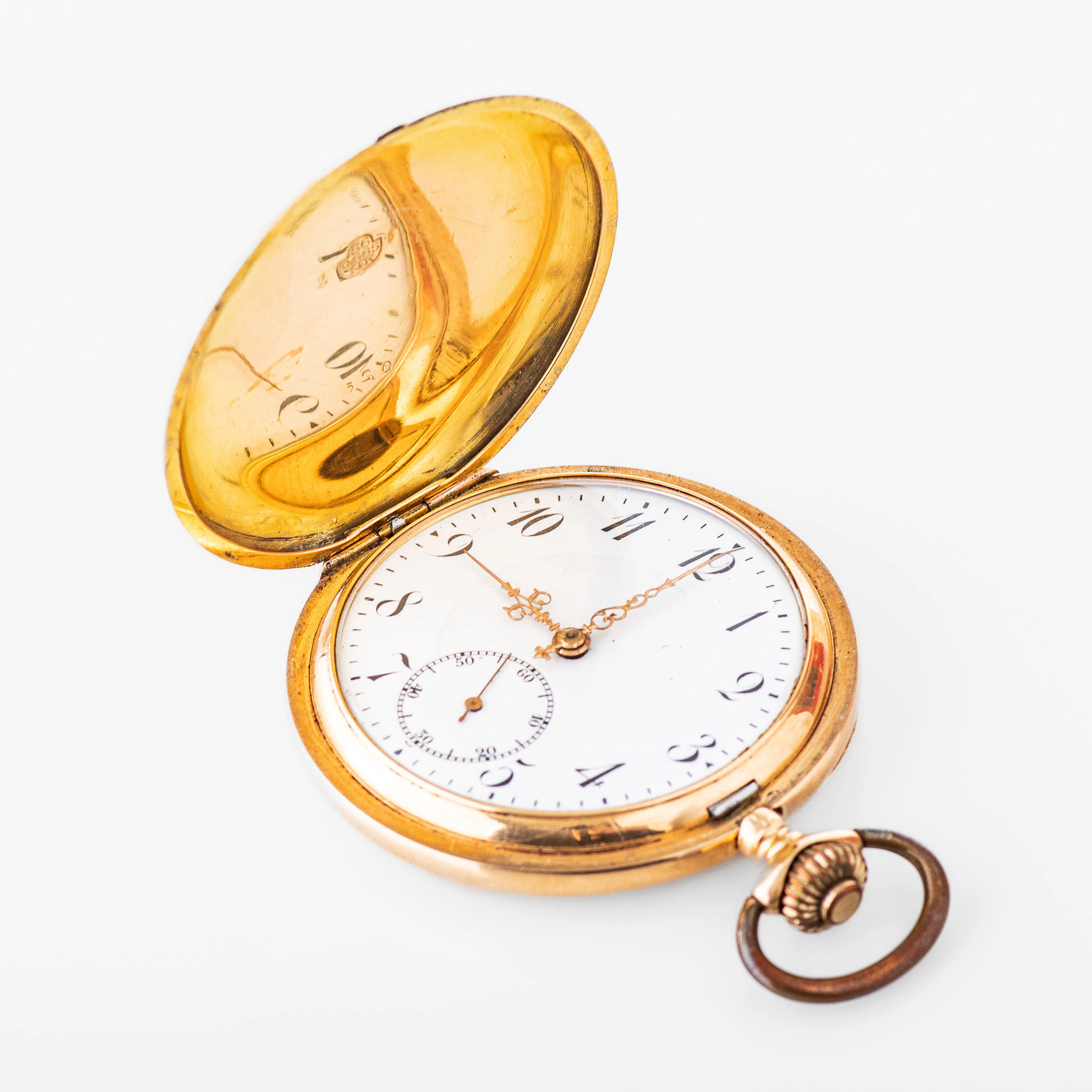 SAVONETTUR, 14K guld, 52mm, ca 1930.