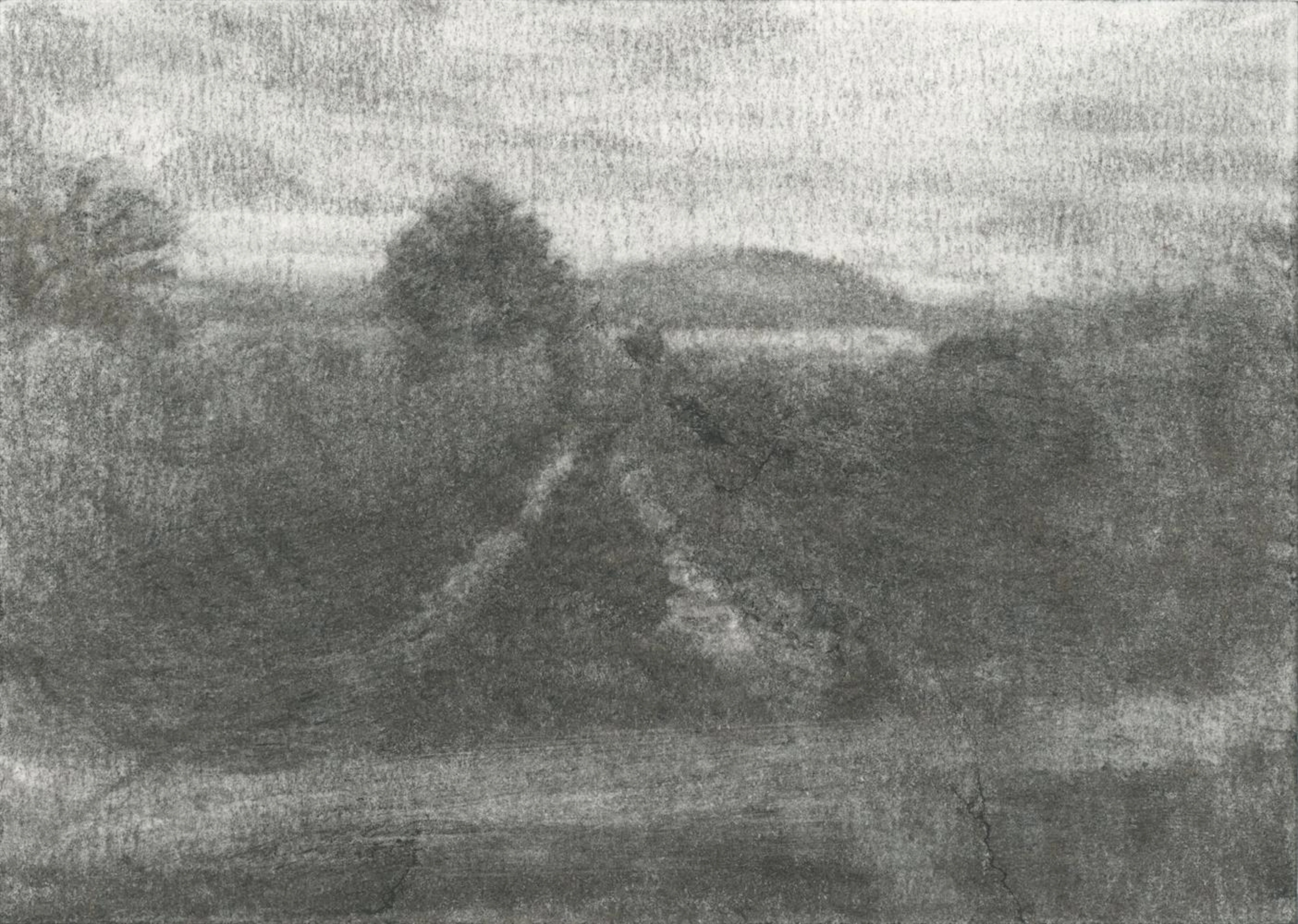 Michael Wann, Laneway at dusk, 2021