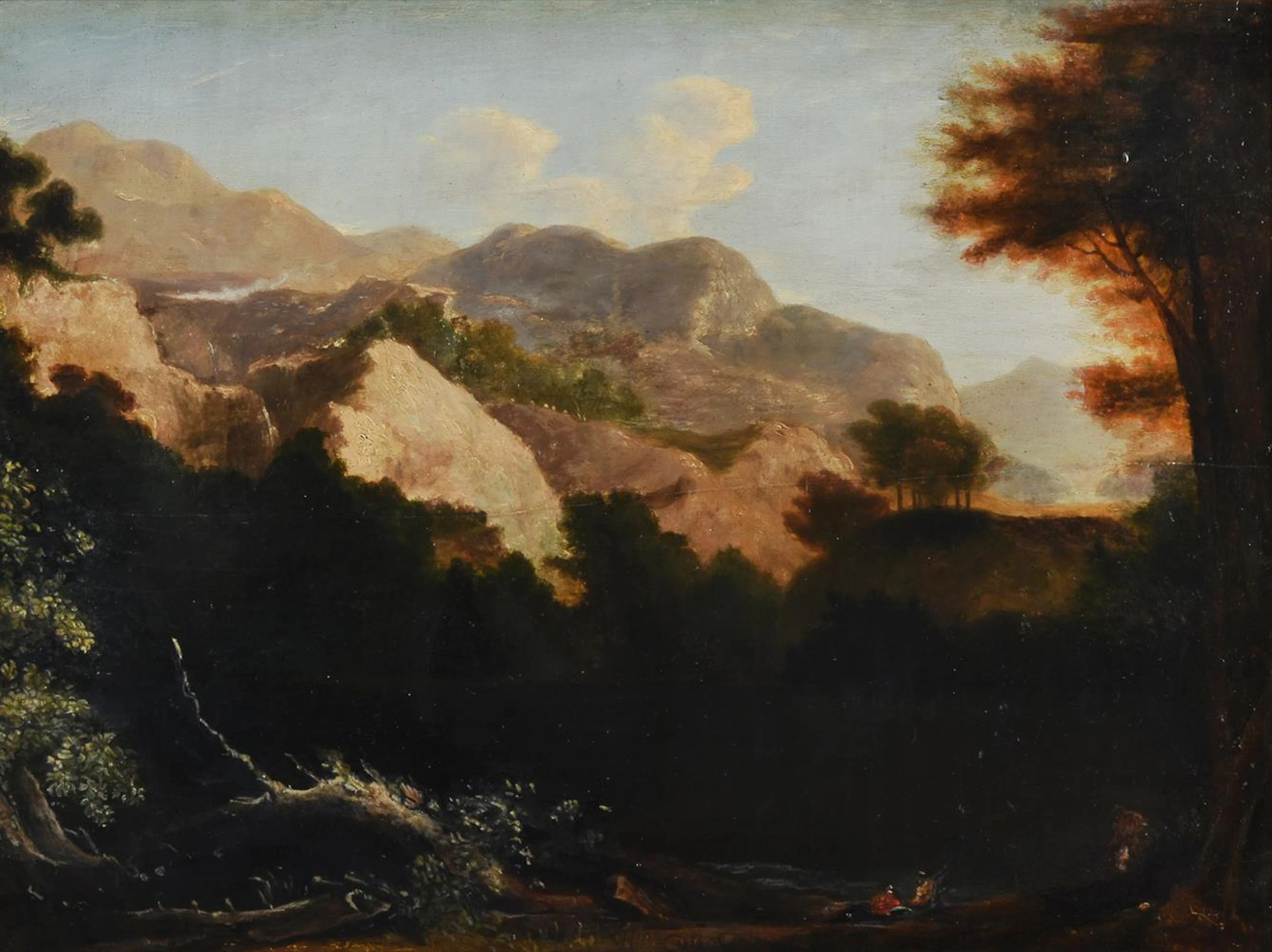 Attributed to Horatio McCulloch (Scottish 1805-1867), 'Mountainous landscape'