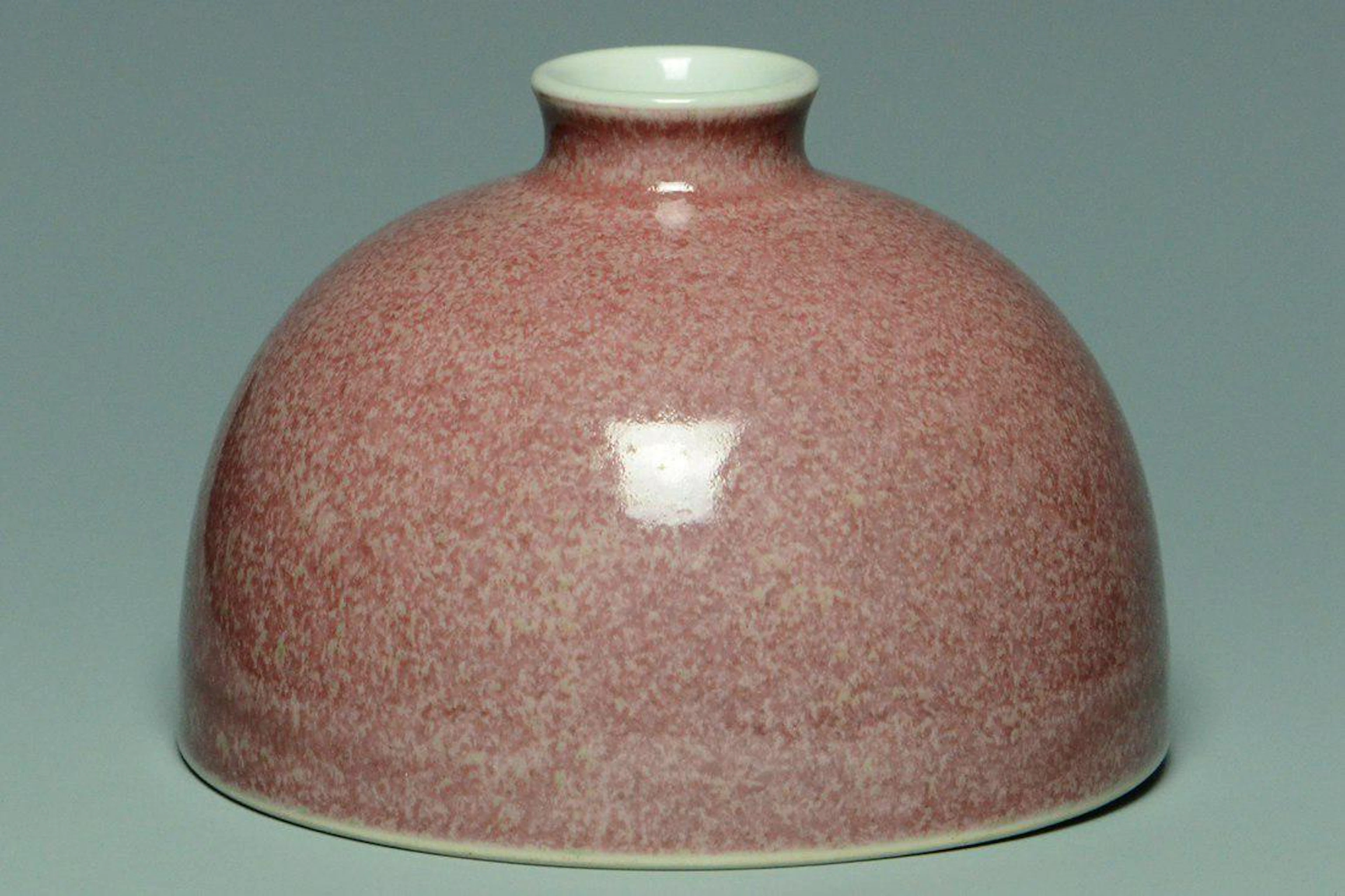 A peachbloom glazed beehive waterpot kangxi mark