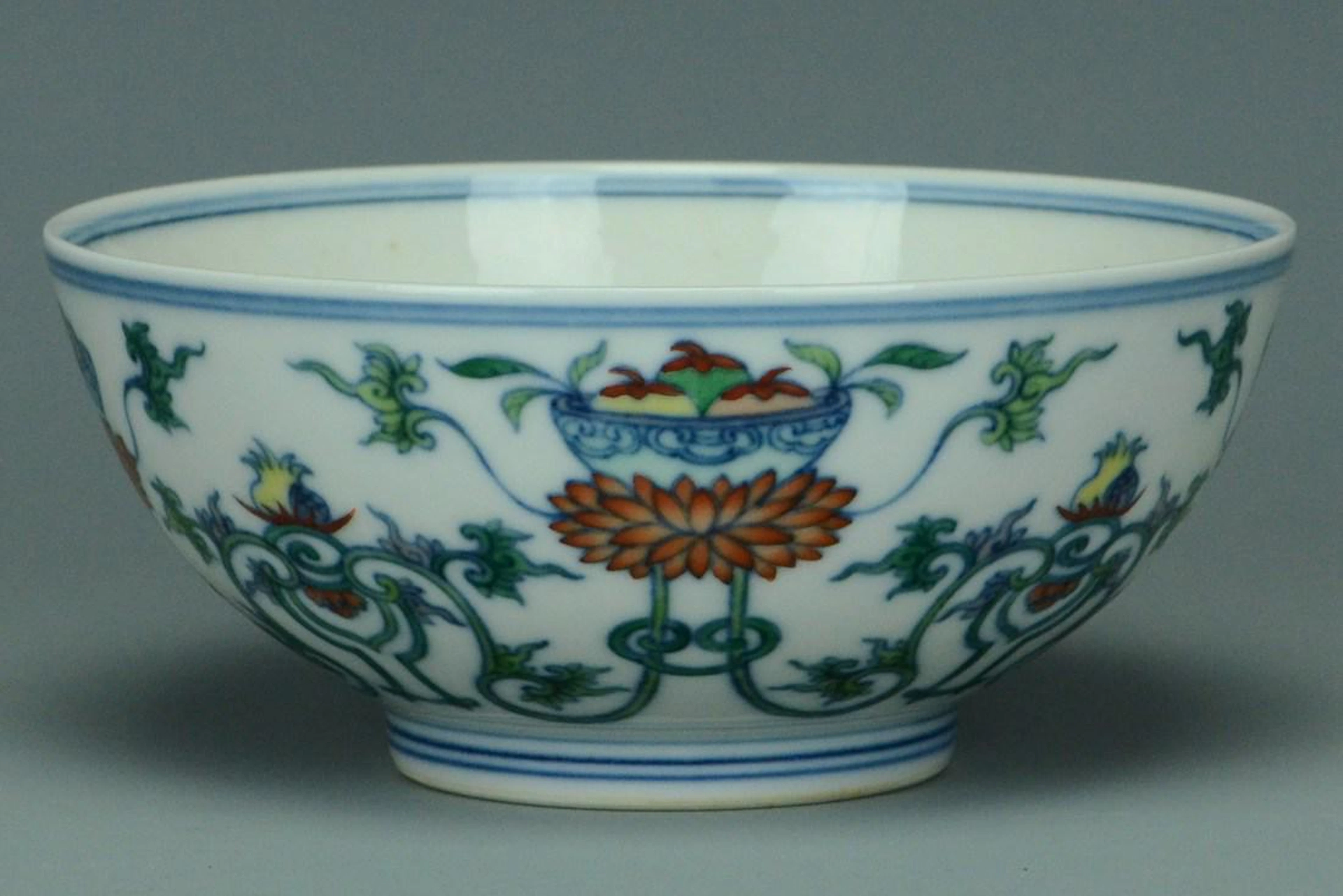 A doucai bowl yongzheng mark