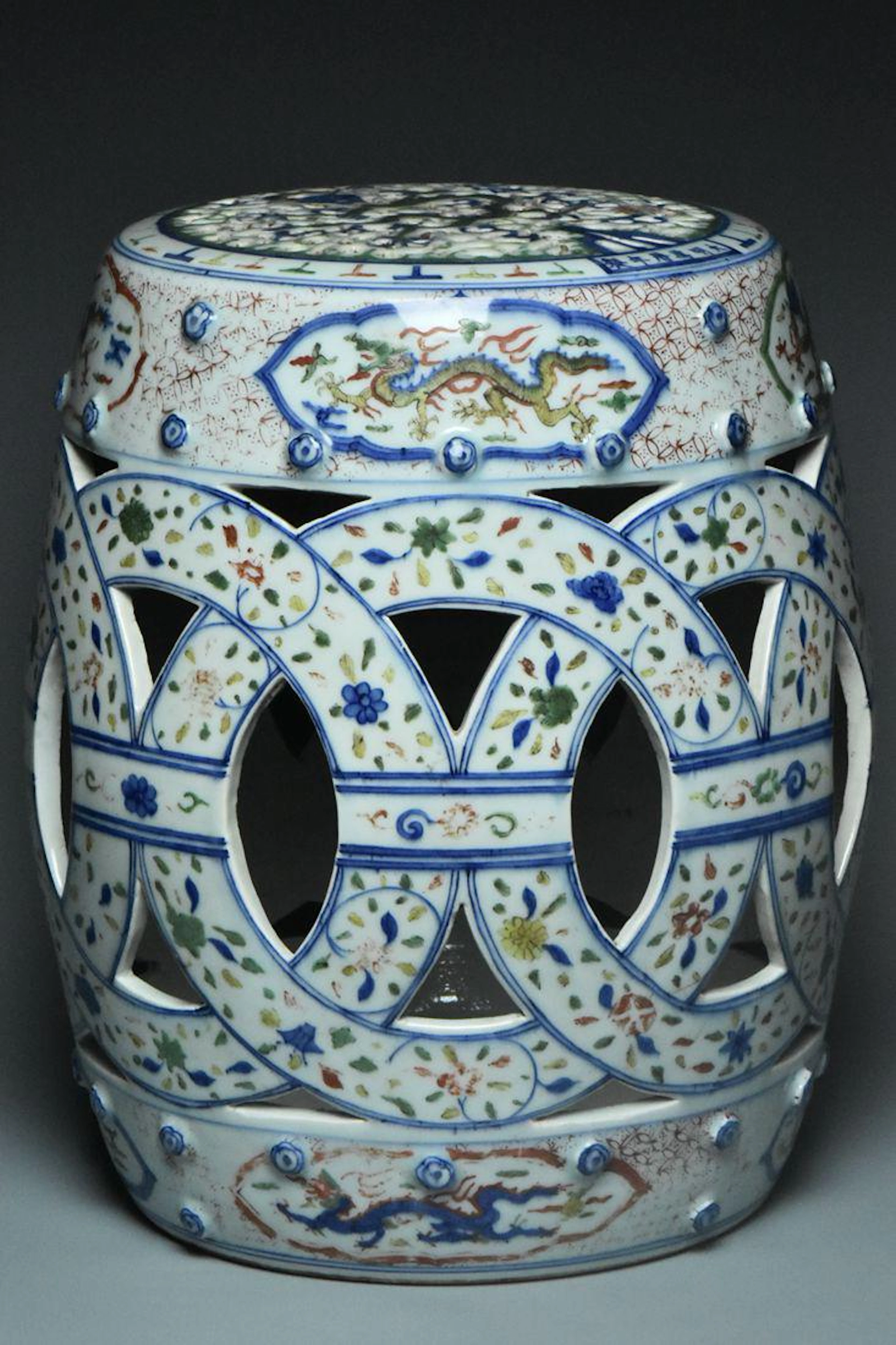 A ming dynasty dragon stool wanli mark and period