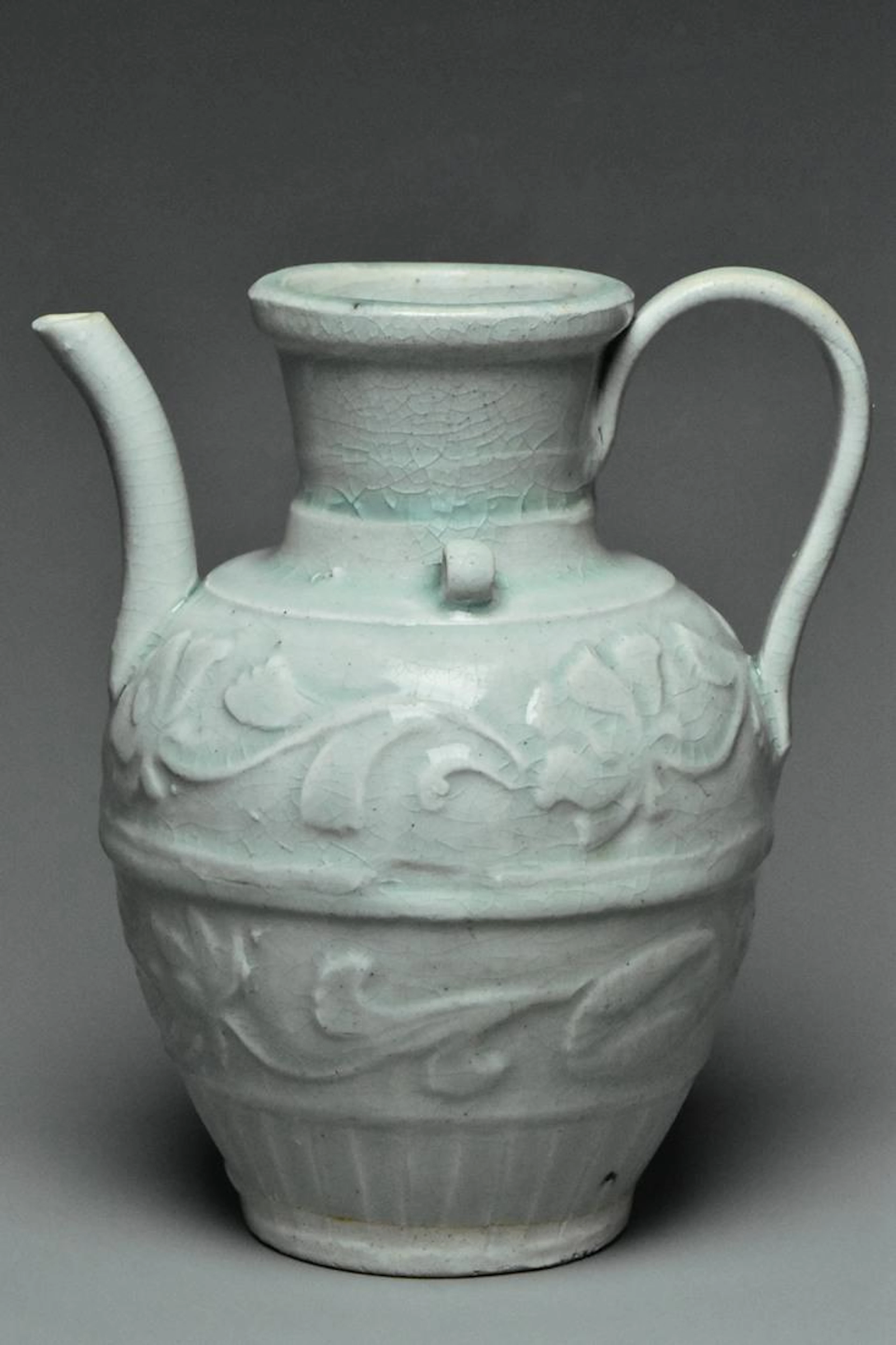 A song dynasty moulded qingbai ewer